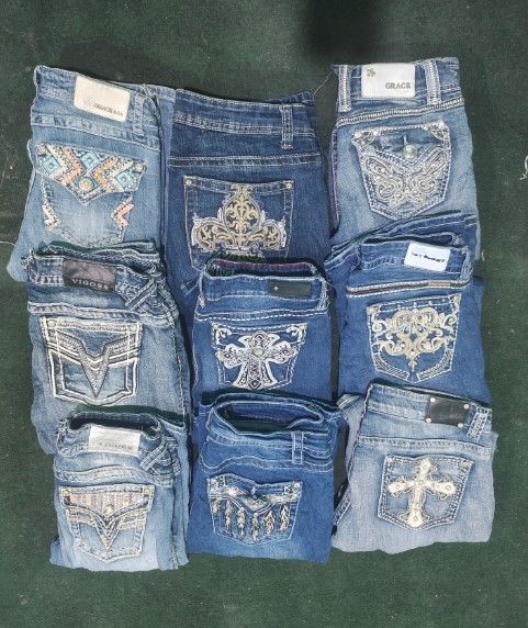Y2K Unbranded Fleared Ladish Jeans
