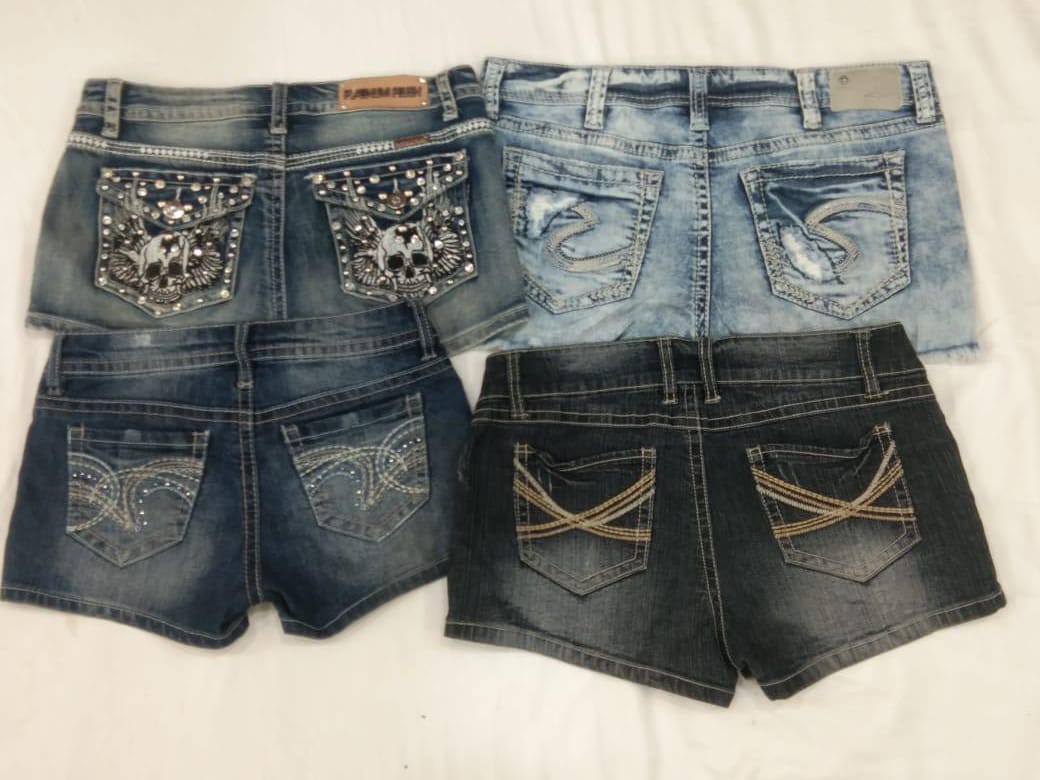IQ0258 Y2K Rétro Micro Mini Shorts - 08 Pièces
