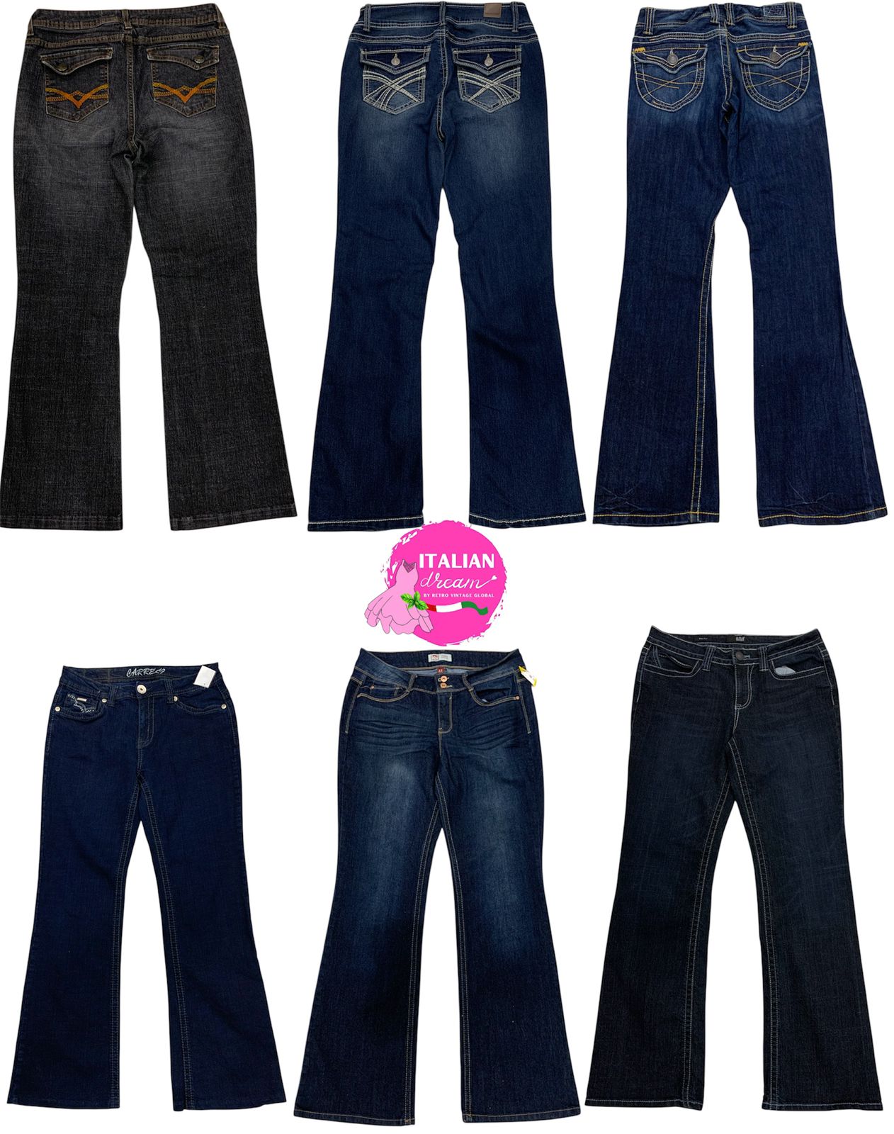 Y2k Jeans: Flare & Flex Pack