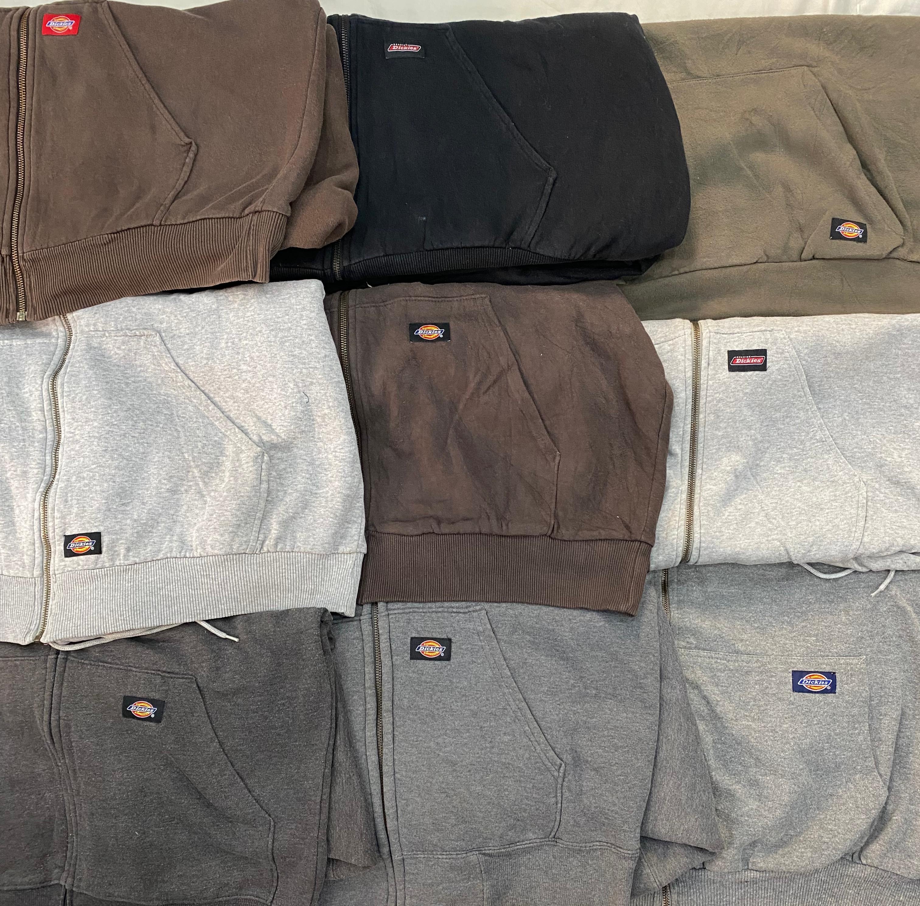Branded Dickies Zipper Hoodies -12 Pieces