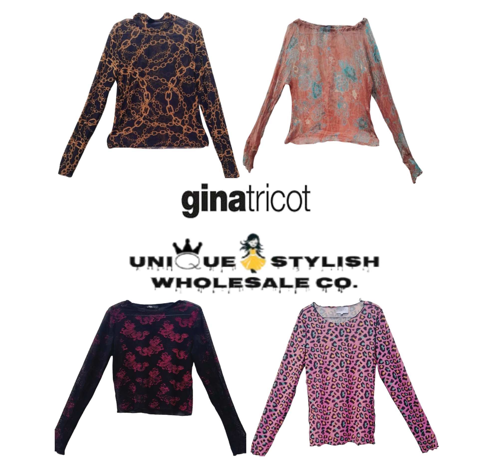 “Y2K Italian Colorful Pop! Mesh Long Sleeve Tops – Limited Stock, Maximum Style!”