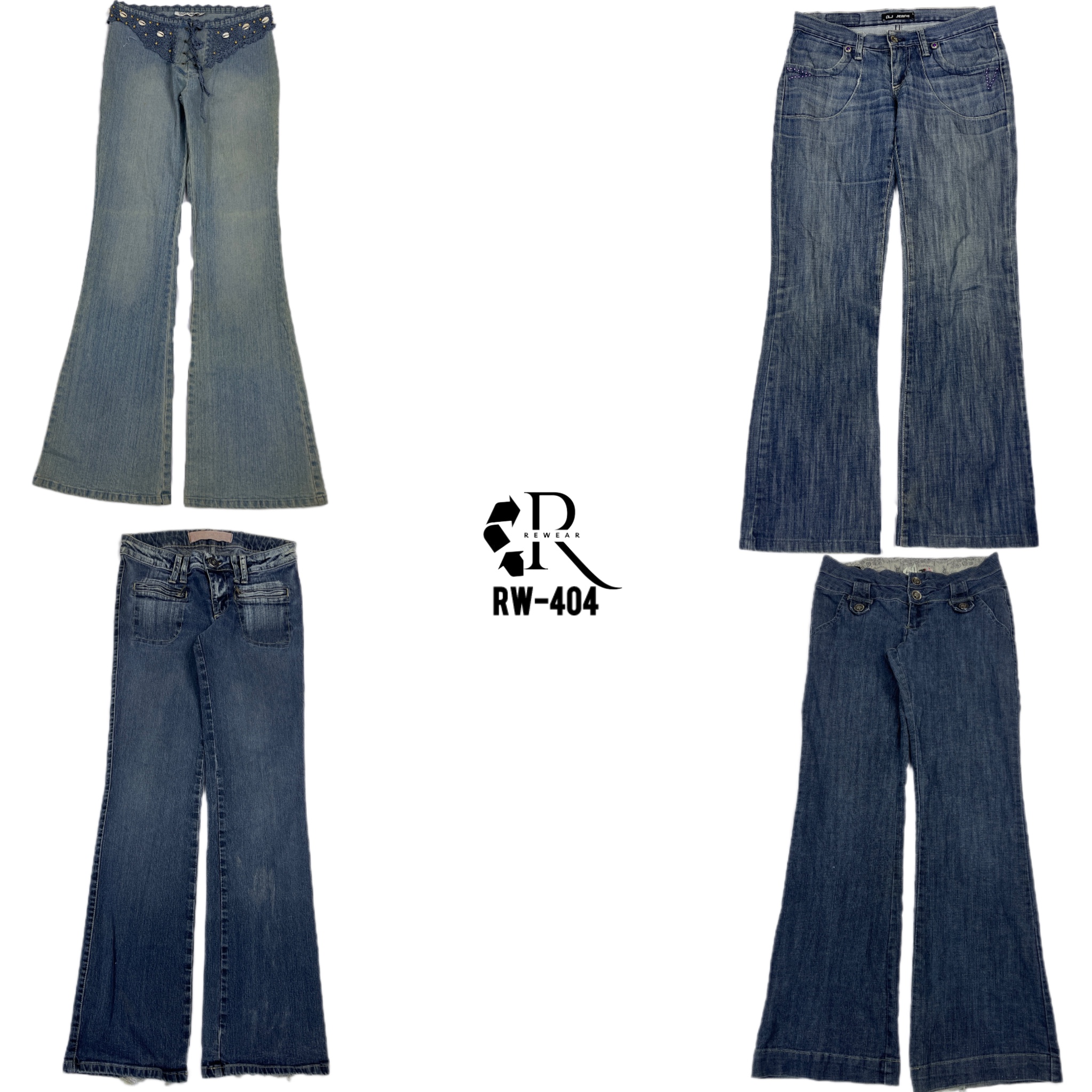 Y2K IT Girl Denim Jeans (RW-404)