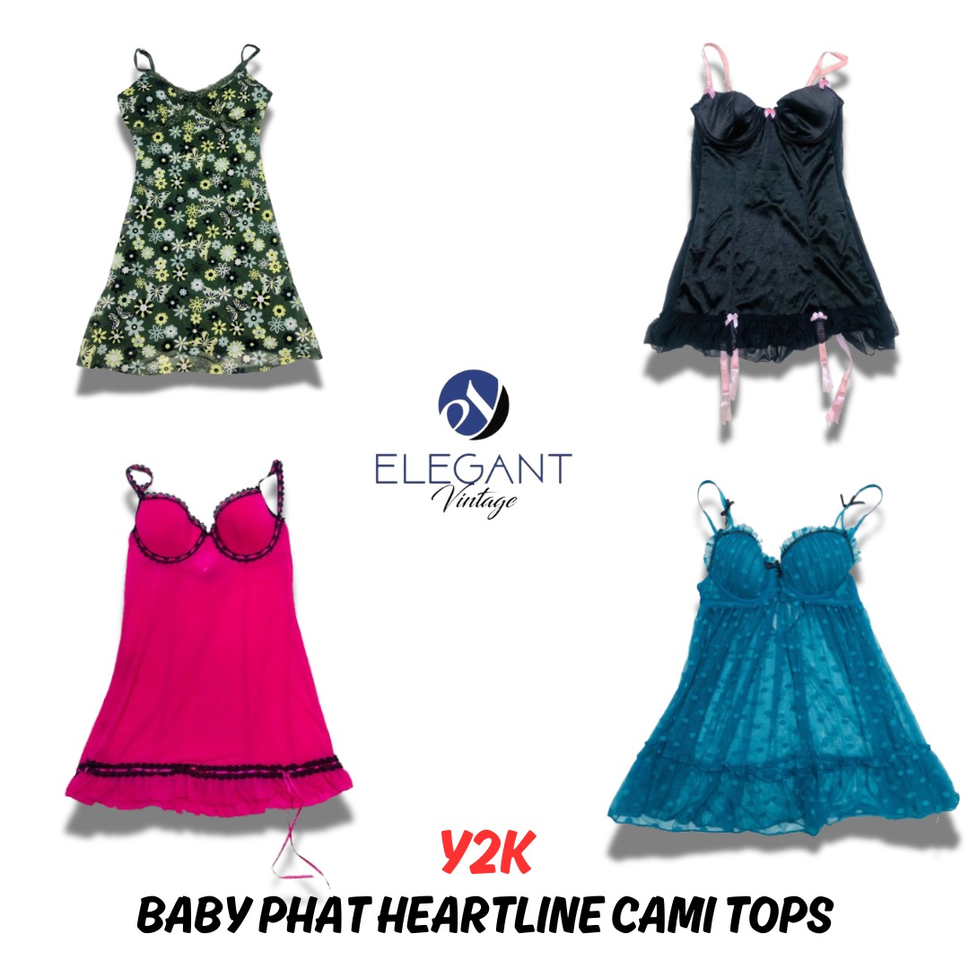 Y2k Baby Phat Top Cami Heartline - EV0595