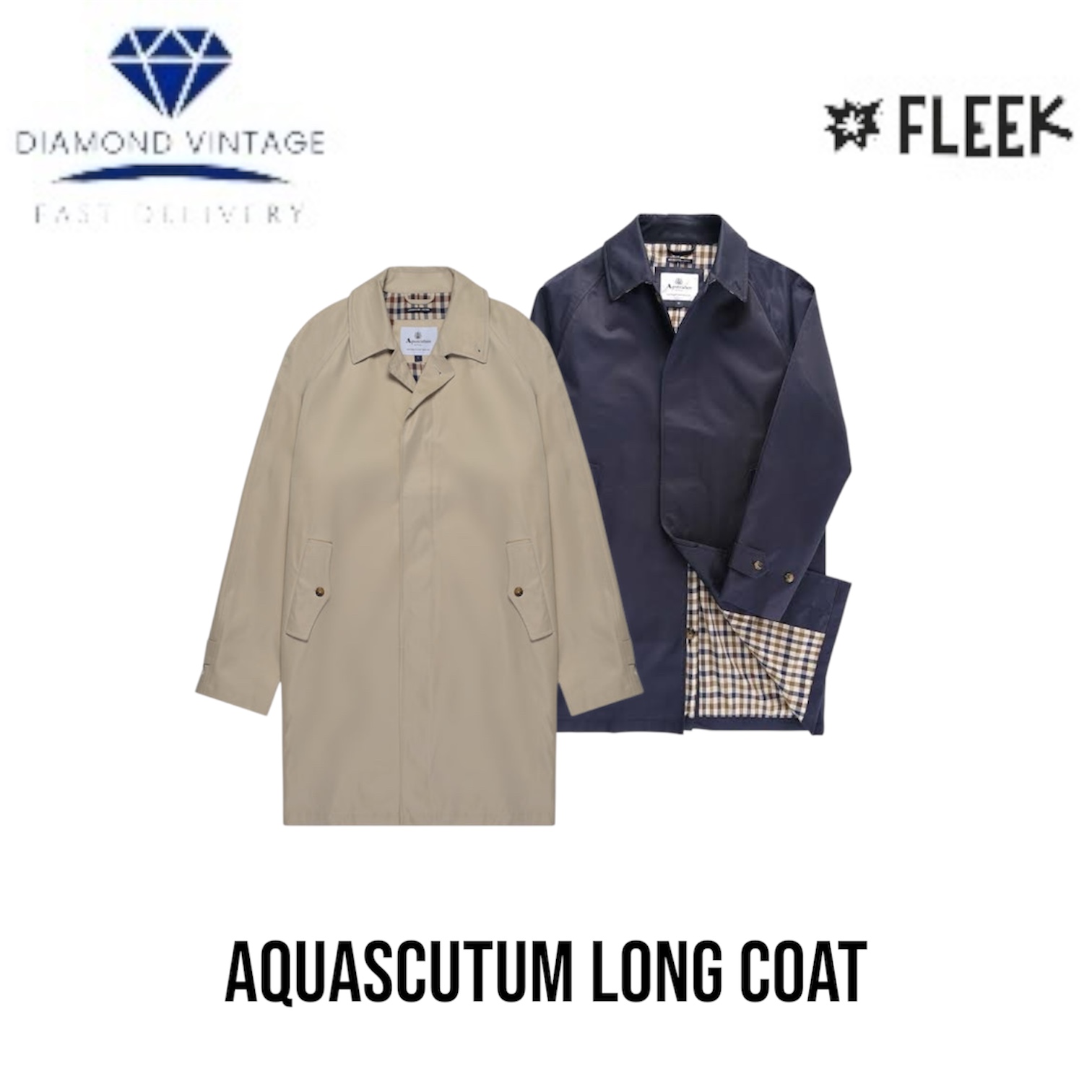 AQUASCUTUM  long coat (Dv -6- 320)