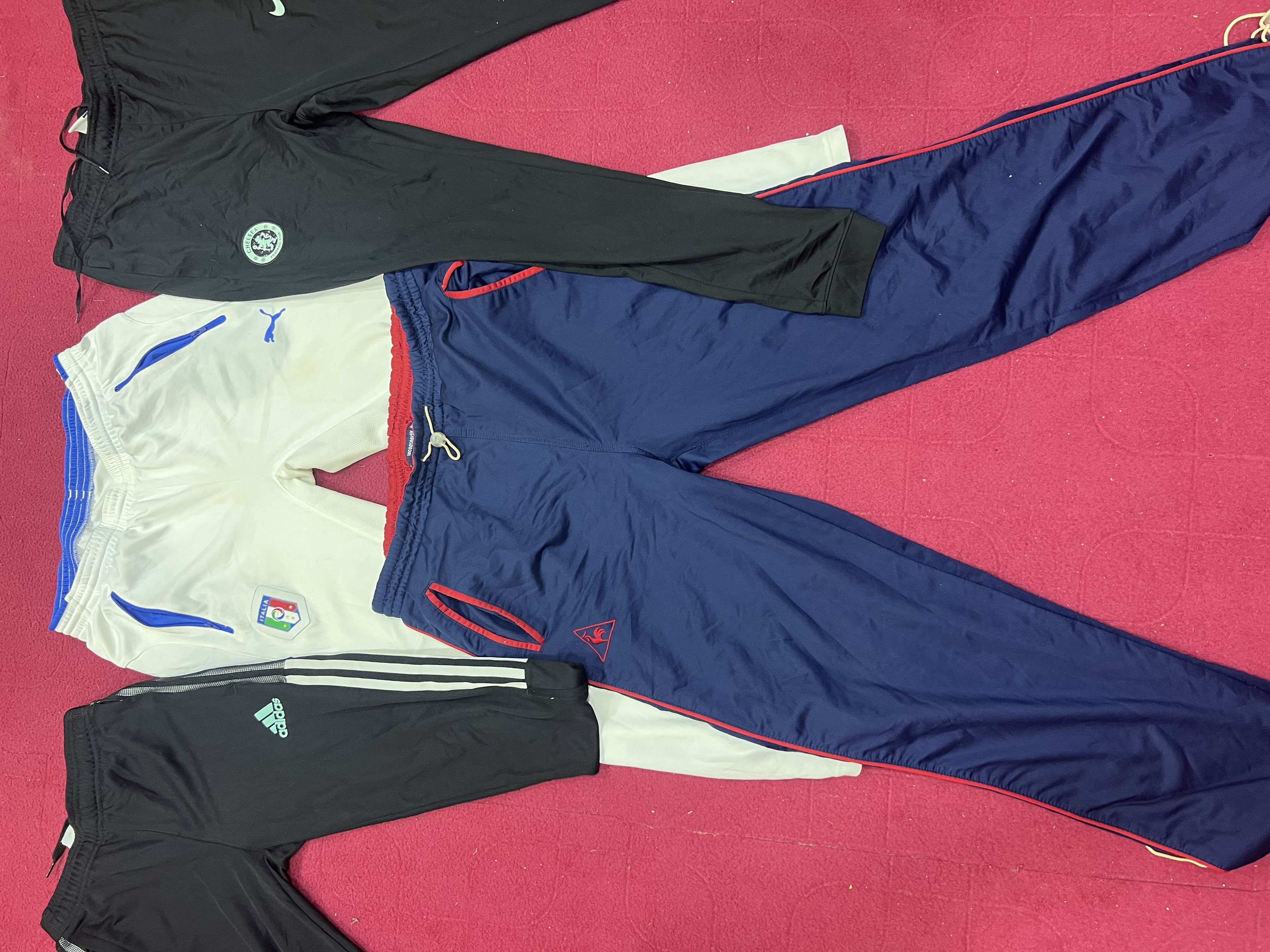 Branded track pants