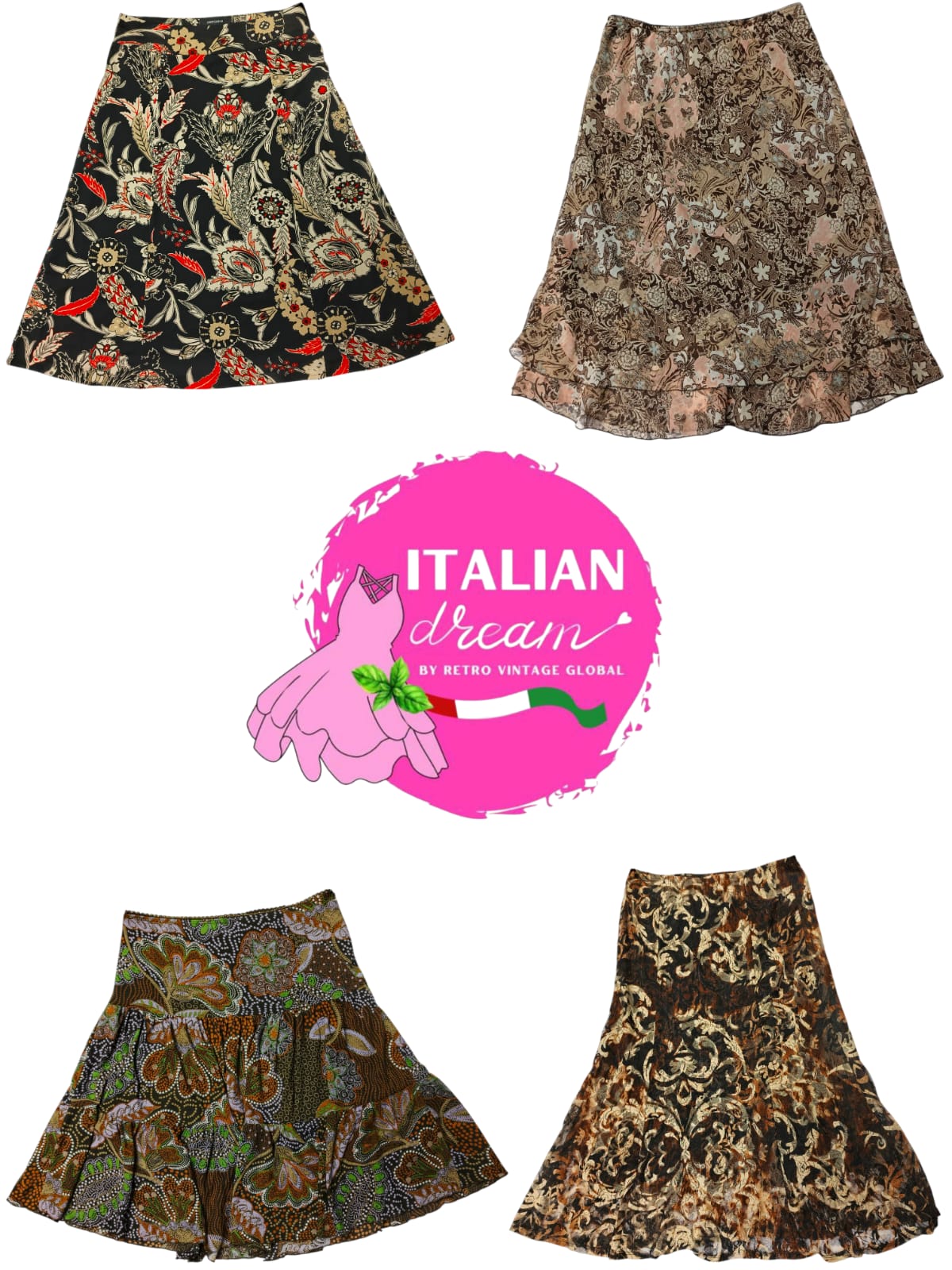 Y2k grunge core poly skirt