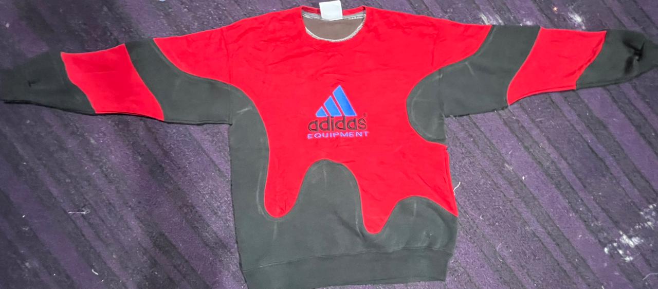Adidas equipment rework style sweatshirts