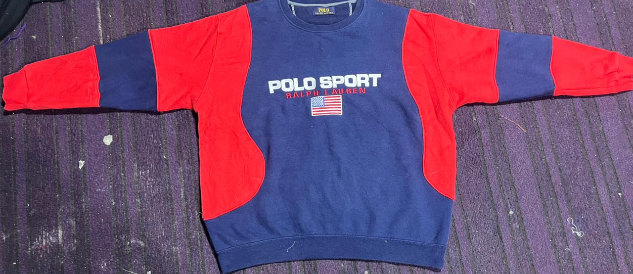 Felpe in stile rework di Polo sport.