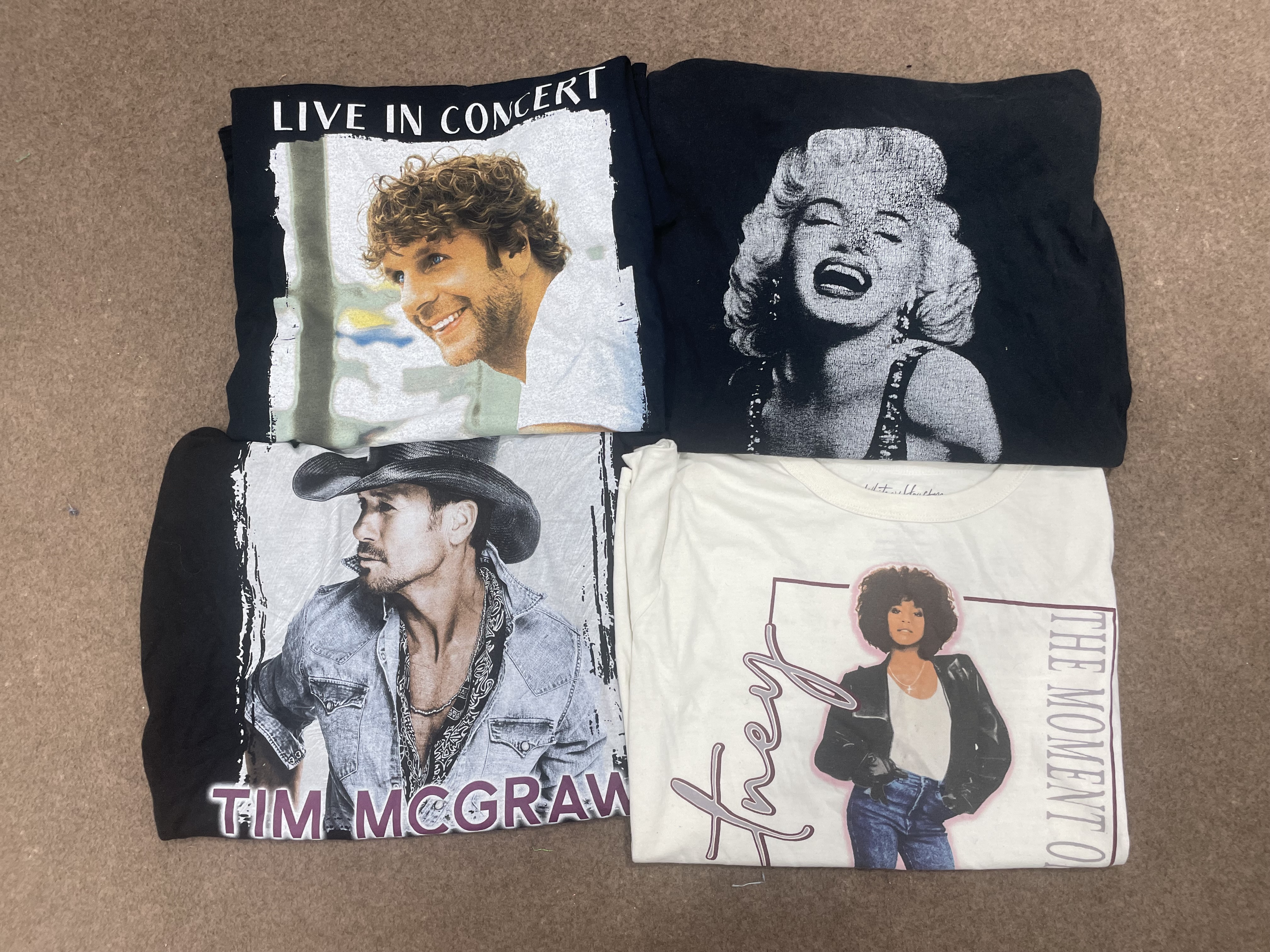 音楽プリントTシャツ