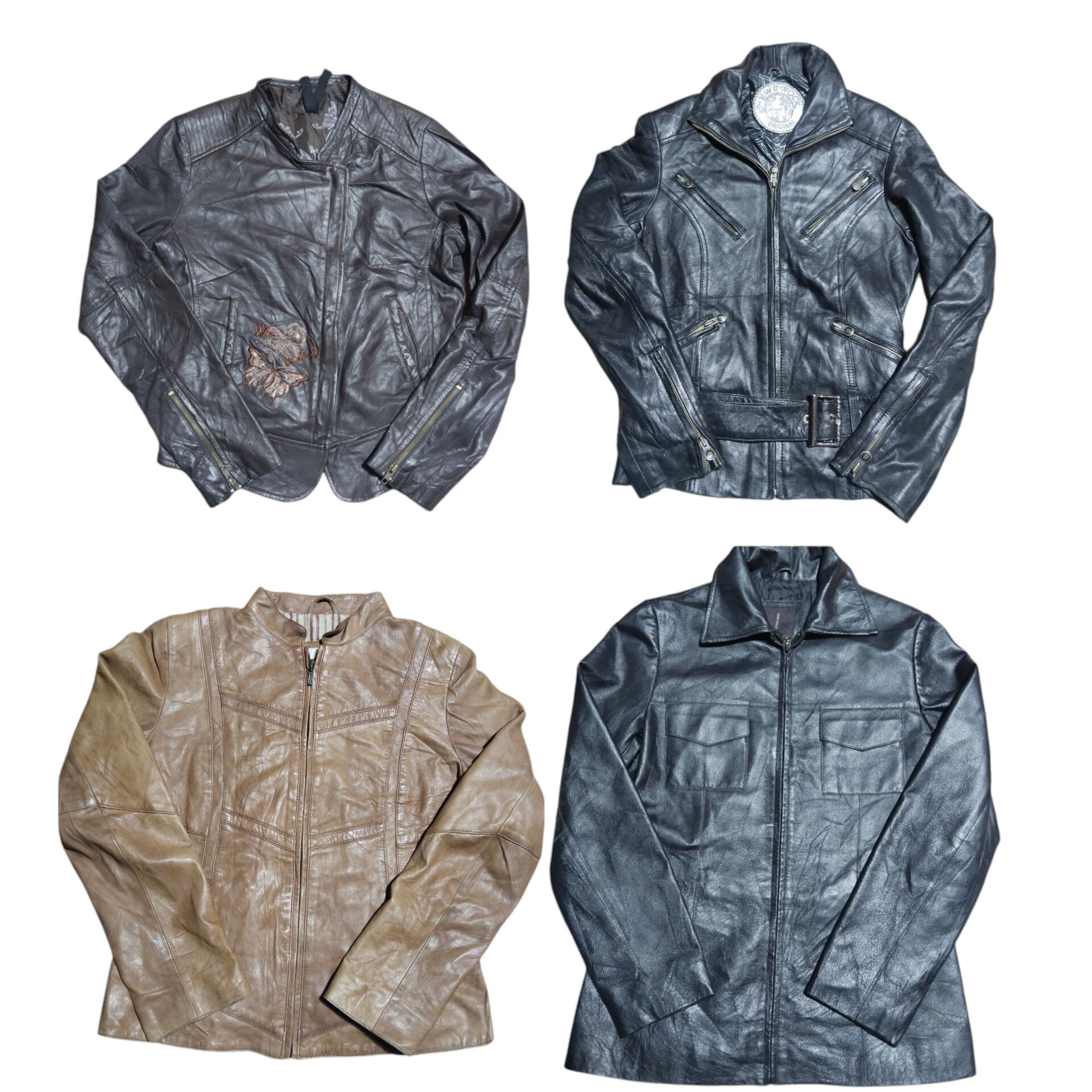 Veste en cuir pour femmes