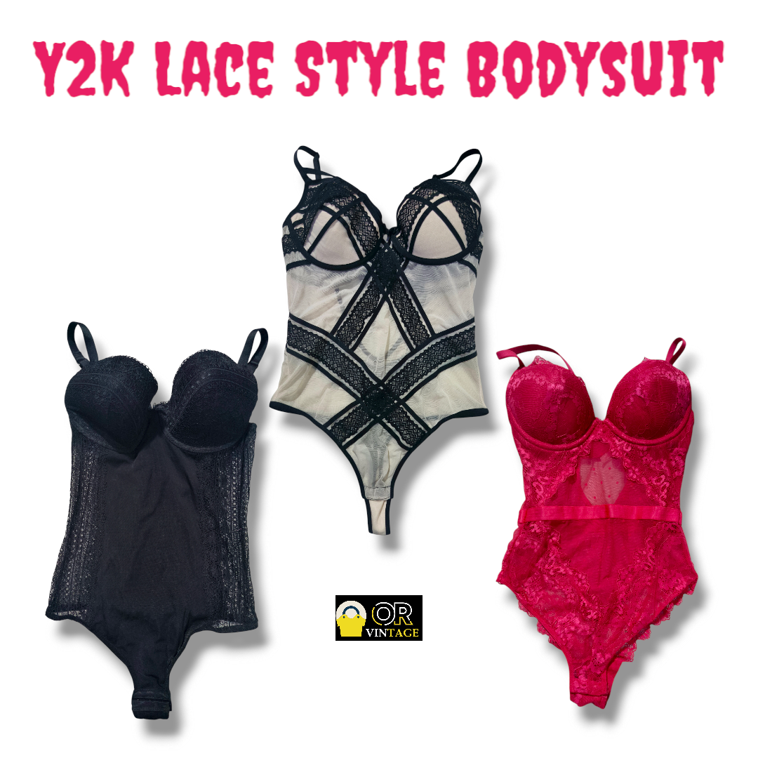 Y2K Lace Bodysuit 💥