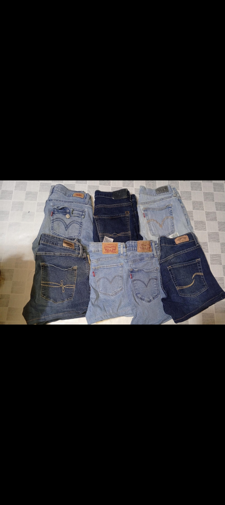 LEVI'S MINI MICRO SHORTS (MR646)