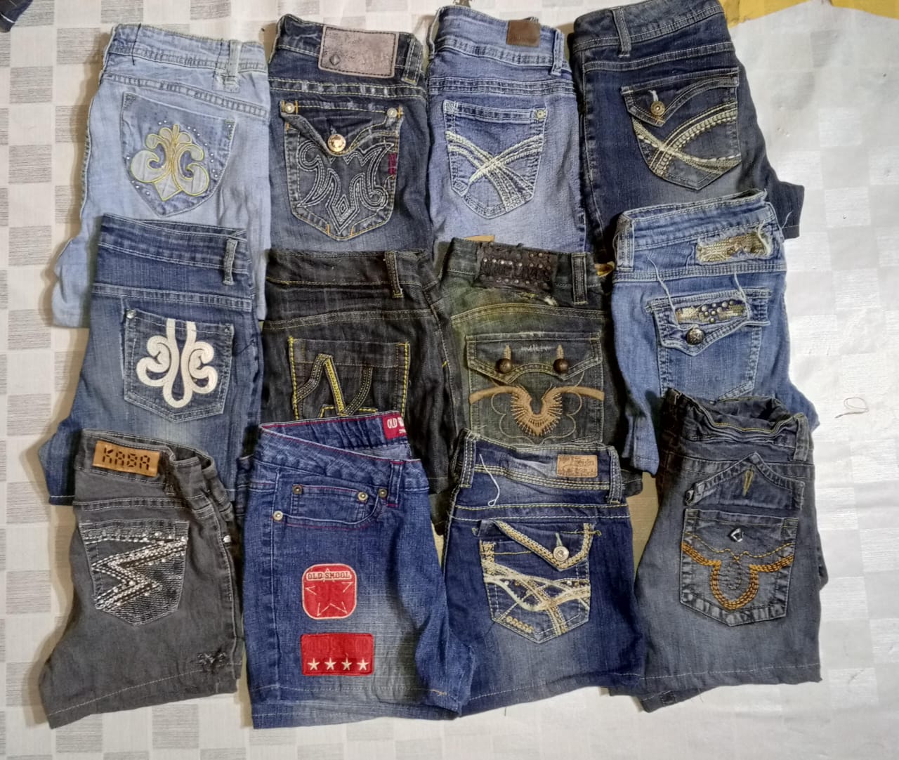 WALLFLOWER AND OTHER BRAND MINI MICRO SHORTS (647)