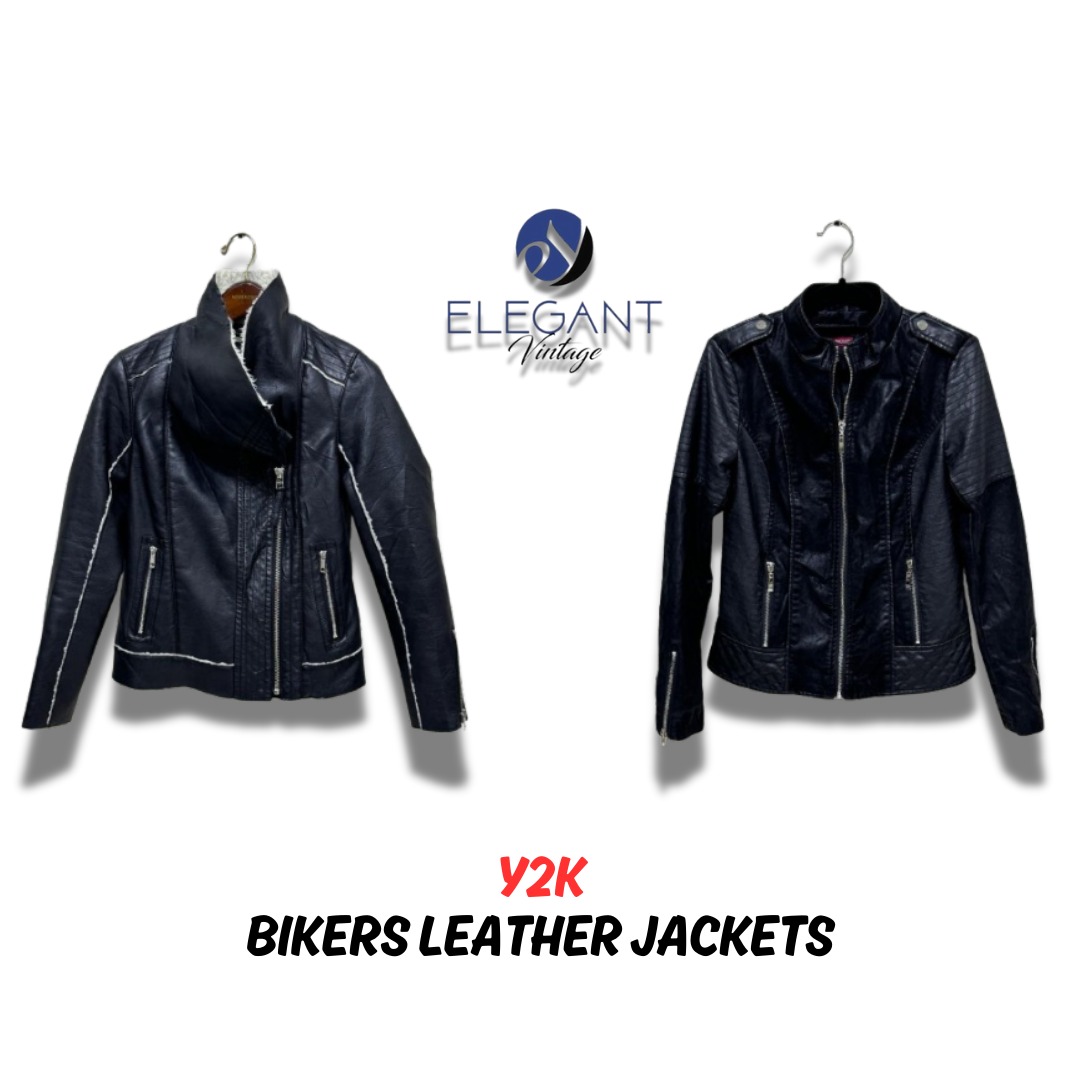 Y2k Bikers Leather Jackets - EV0002