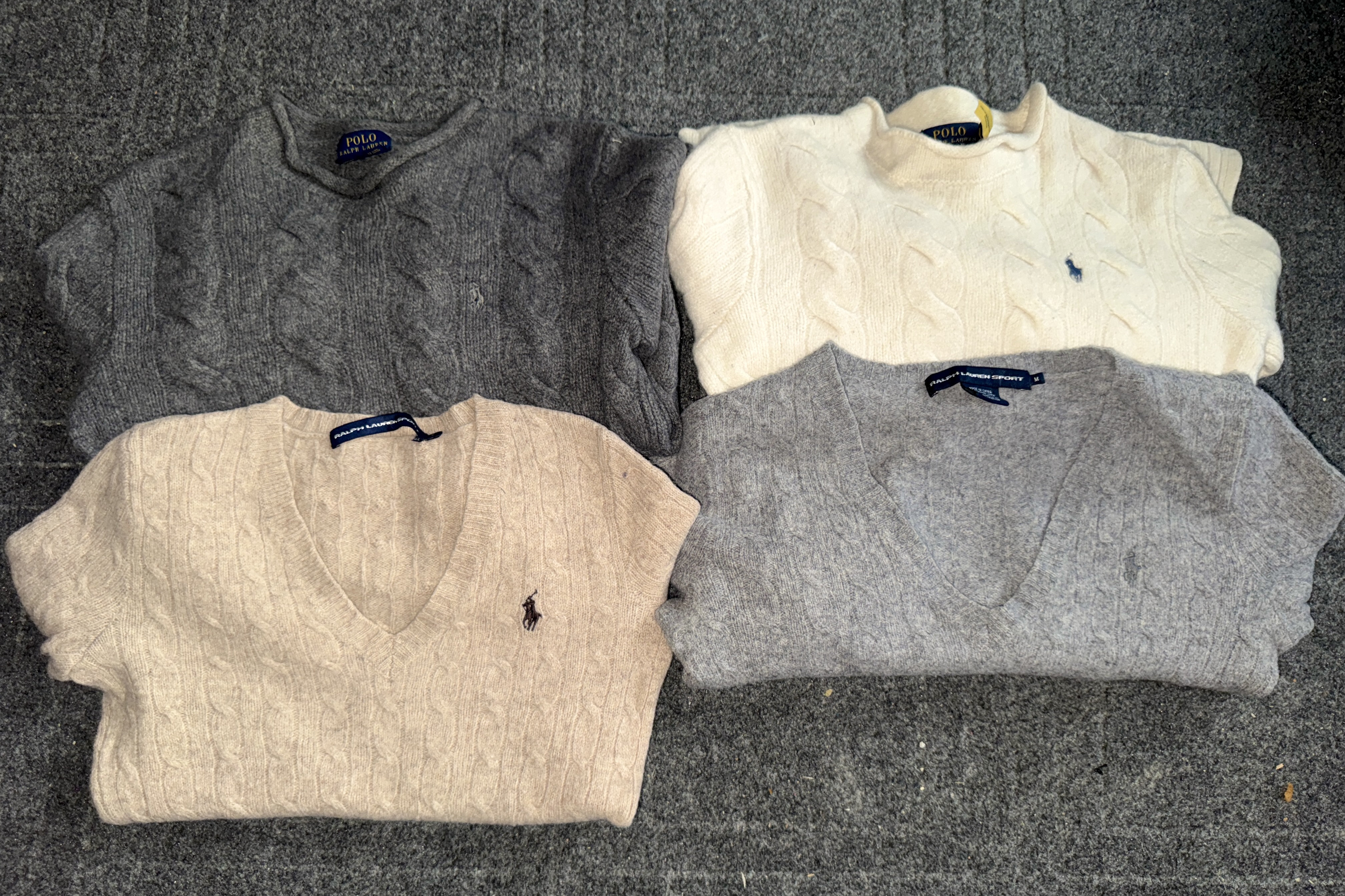Polo Ralph Lauren Cable knit sweaters