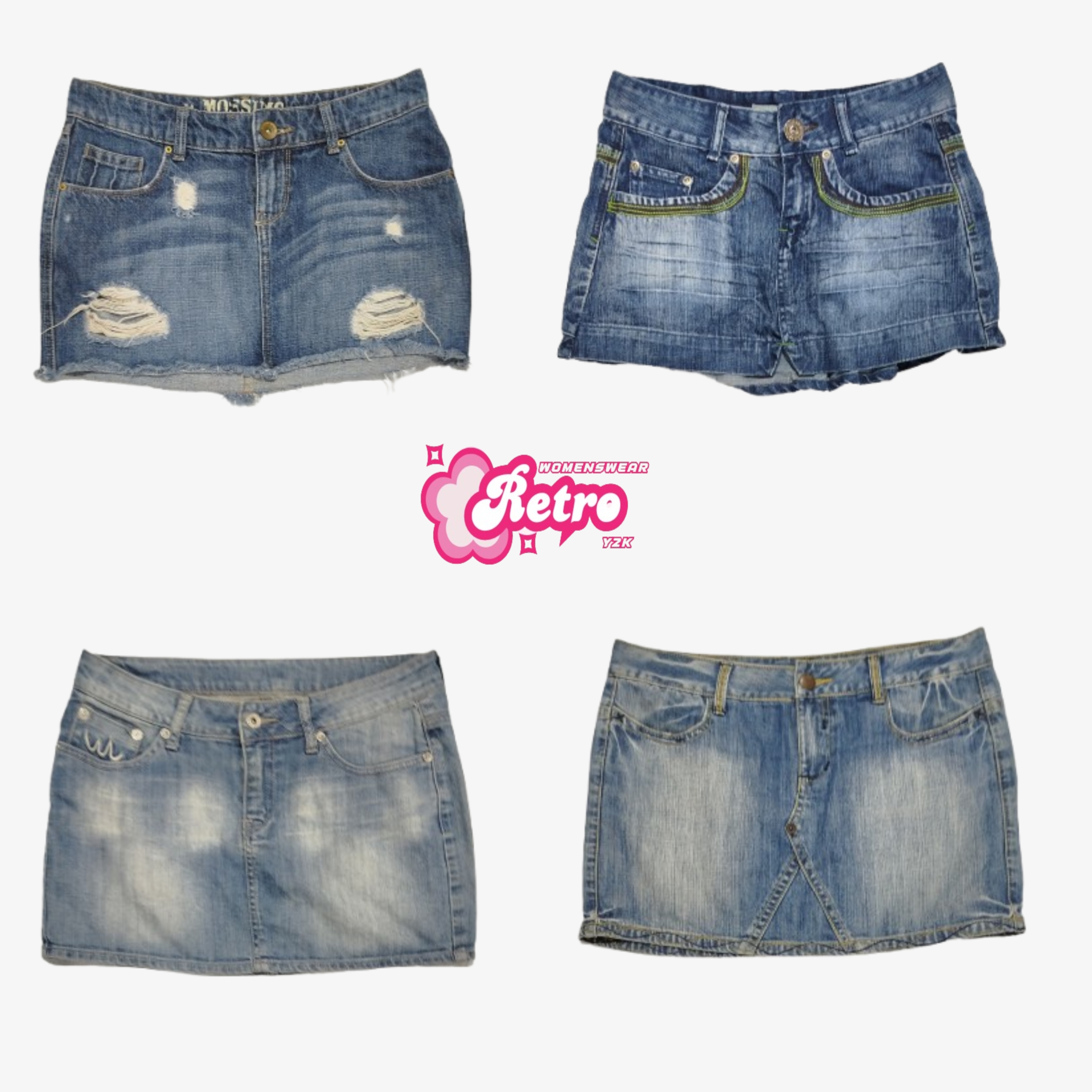 Y2k Bestseller Demin Mini Skirts (July-01)