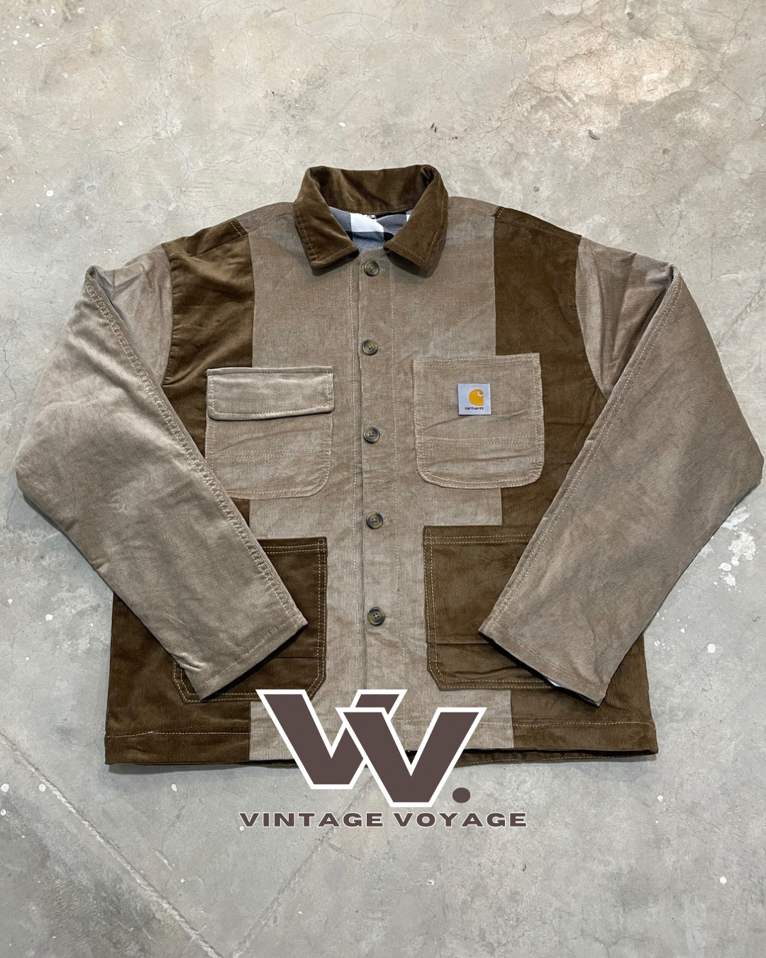Carhartt rework style shacket #3725