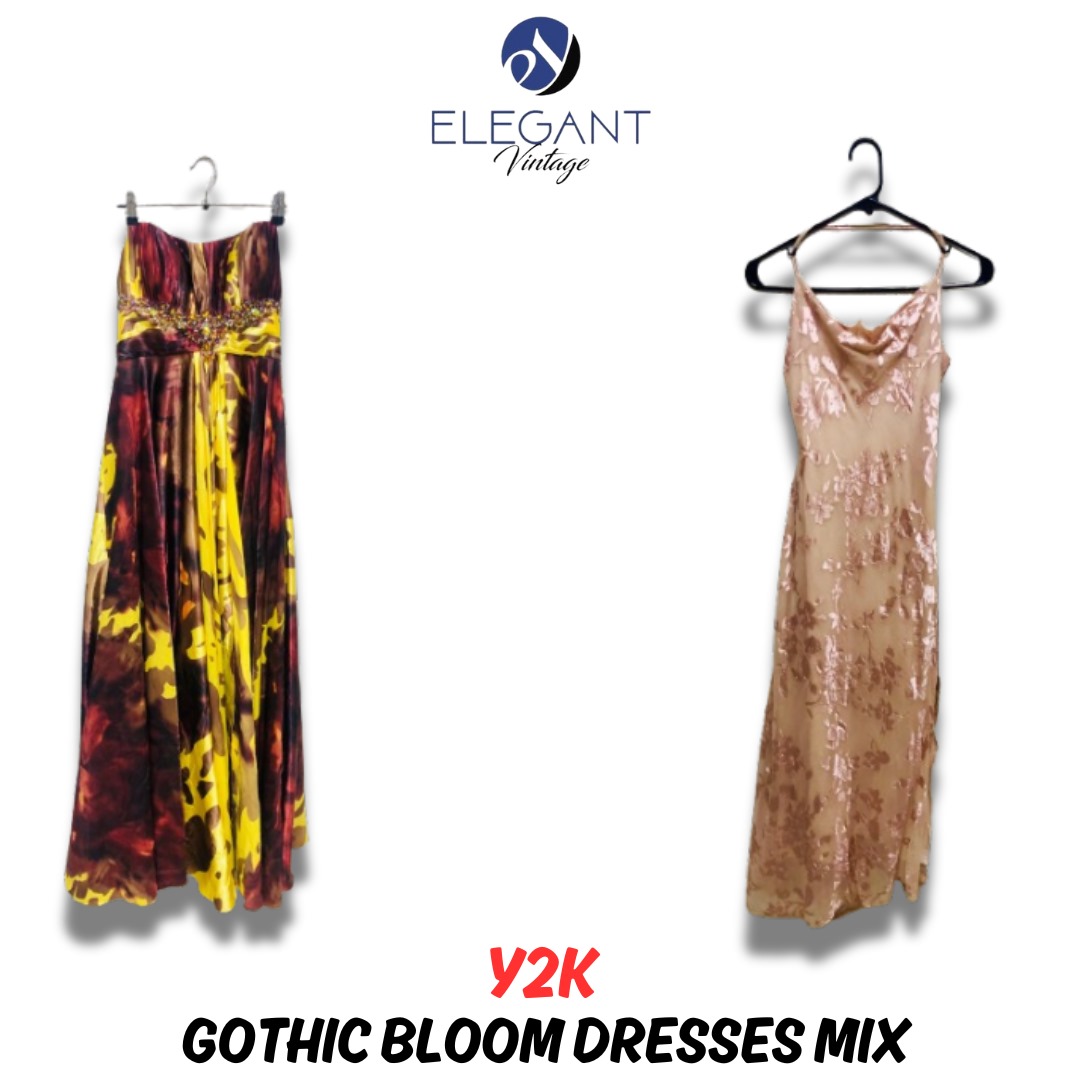Vestidos de flores góticos Y2k Mix - EV0624