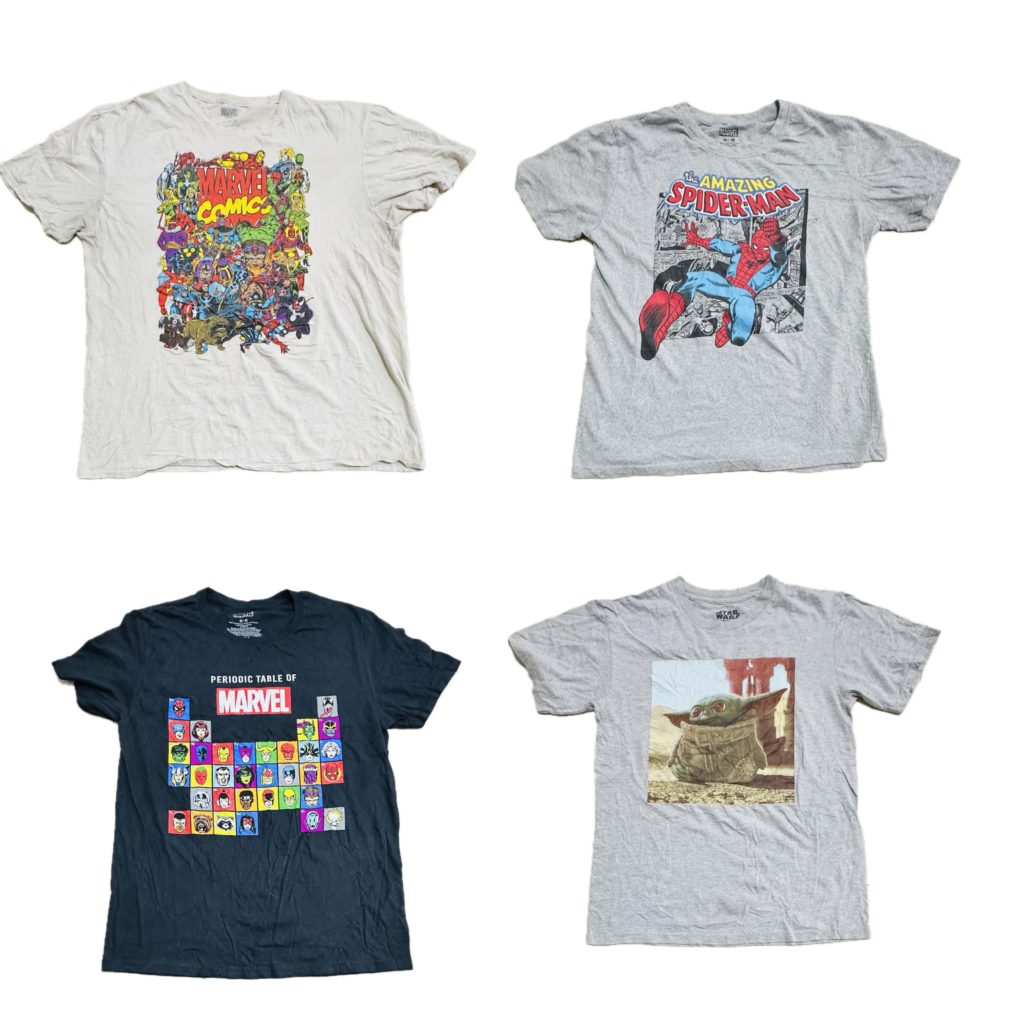 Marvel And starwar t shirts