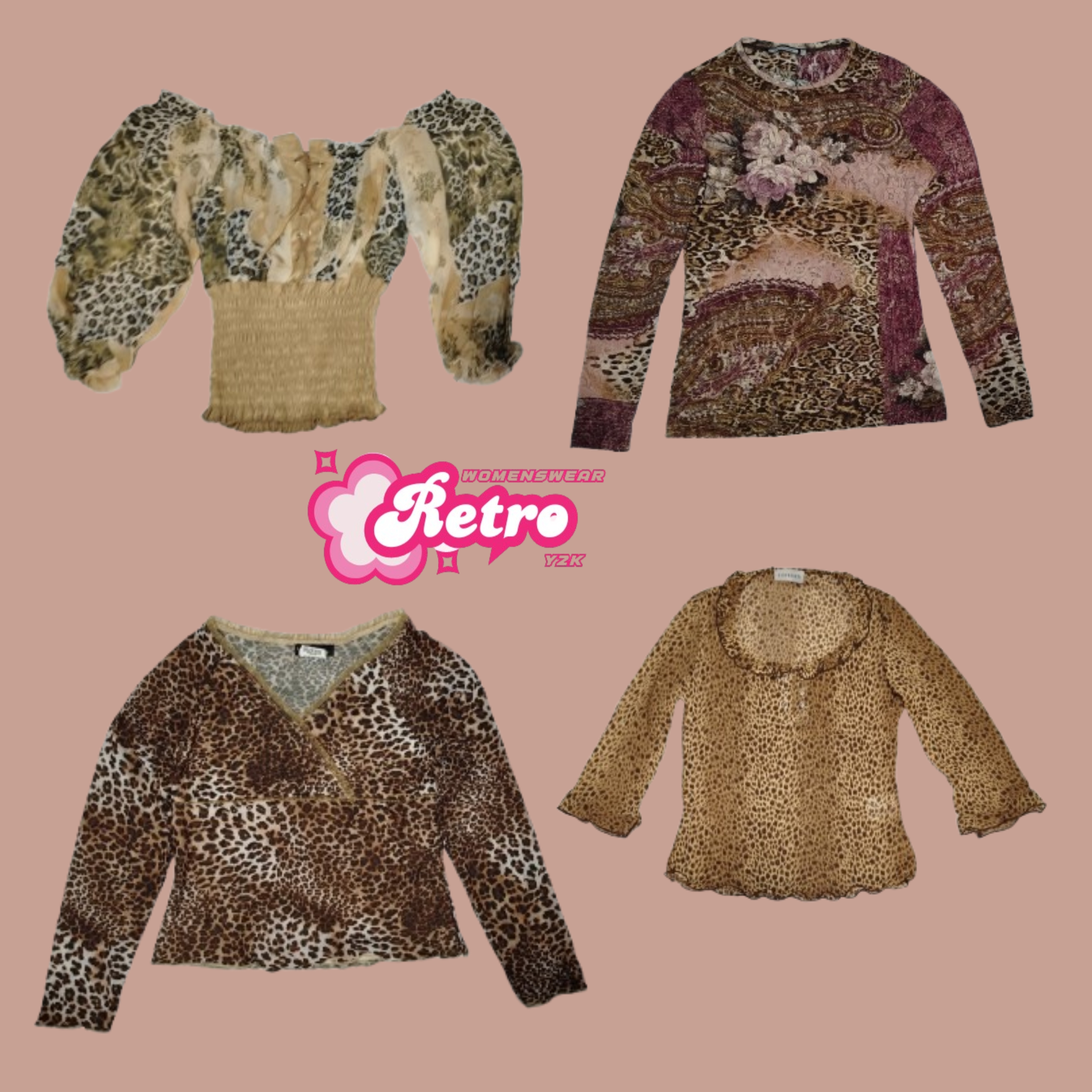 Savage Style Animal Print Y2K Tops Mix (July-13)