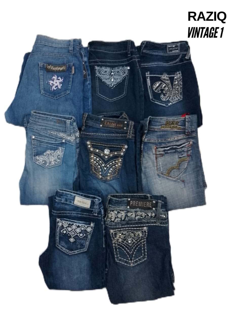 Y2k Damen Bootcut Jeans