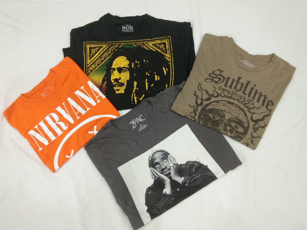 CR4519 ビンテージ音楽Tシャツ