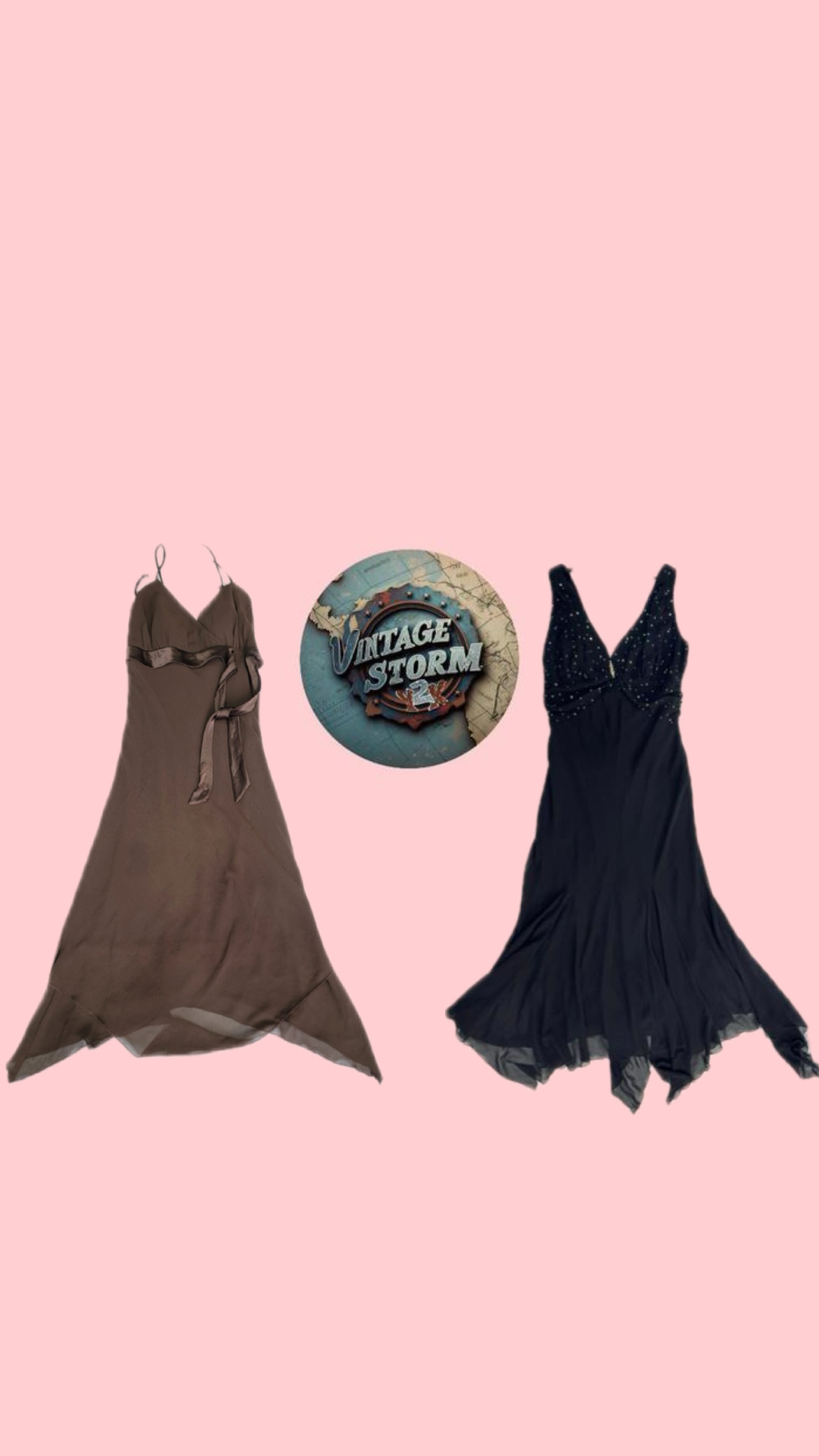 Y2K Romantik Poly Kleid