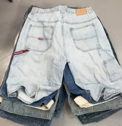 Branded Denim shorts