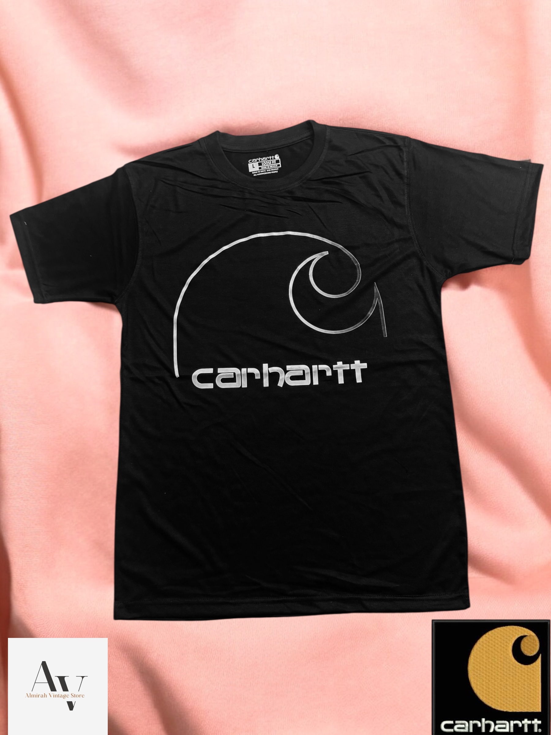 Carhartt rework style printed t shirts