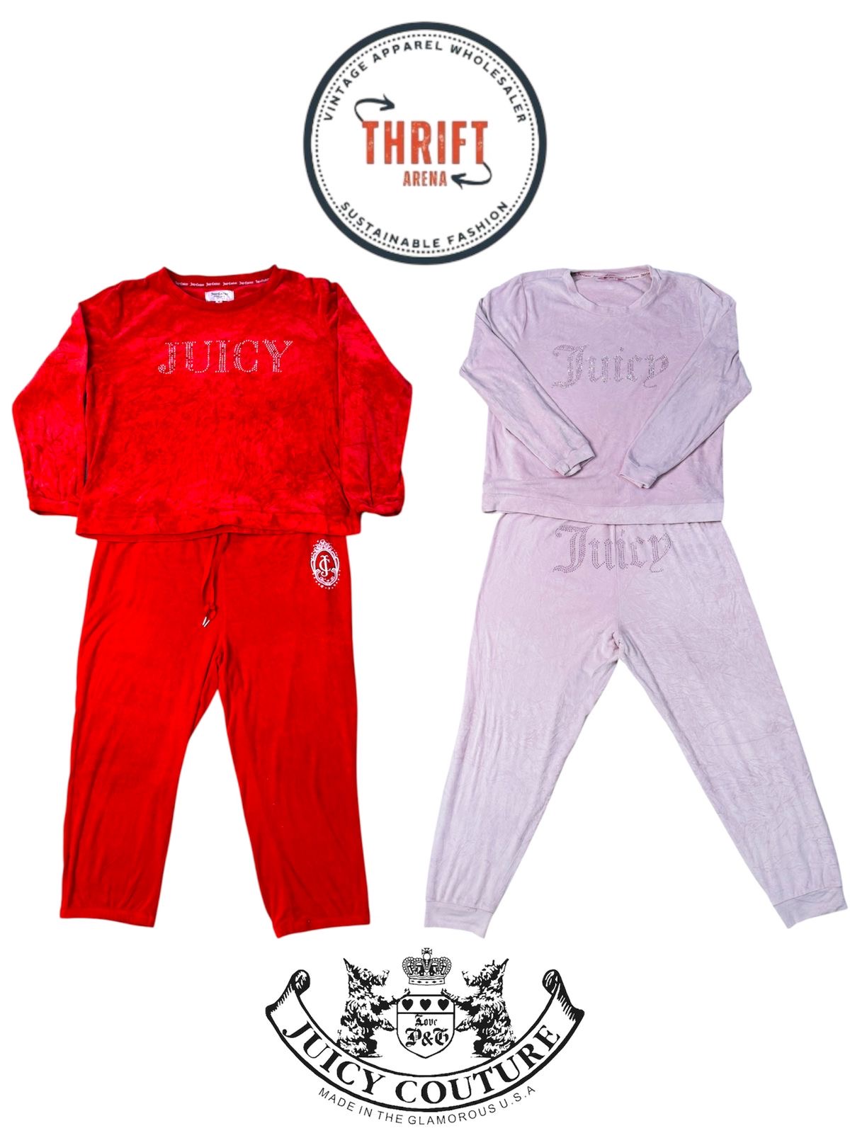 T1123 Juicy Couture Bling Tracksuits (Pairs)