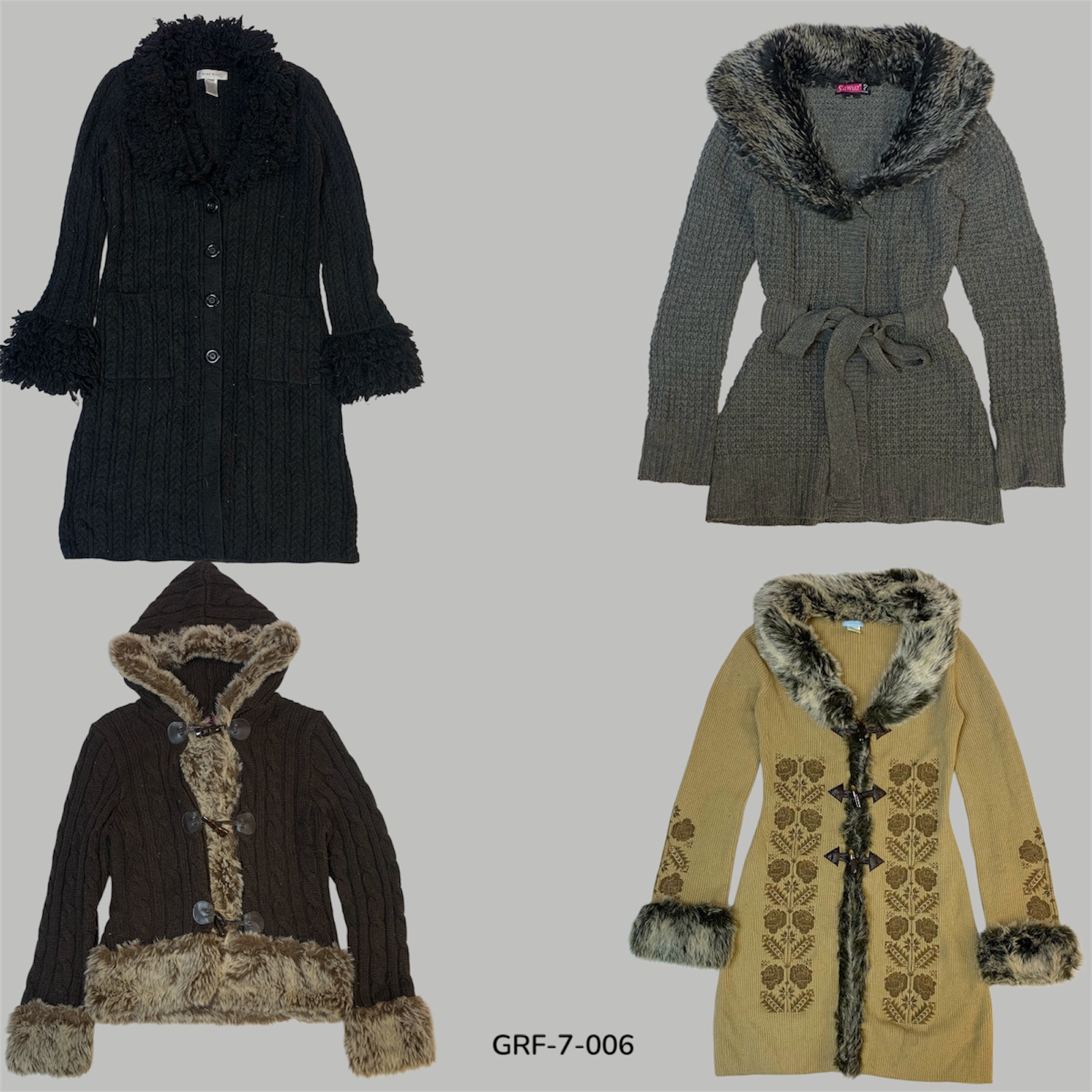 Dreamy Layers | Maglione a bottoni aderente Y2K (GRF-7-006)