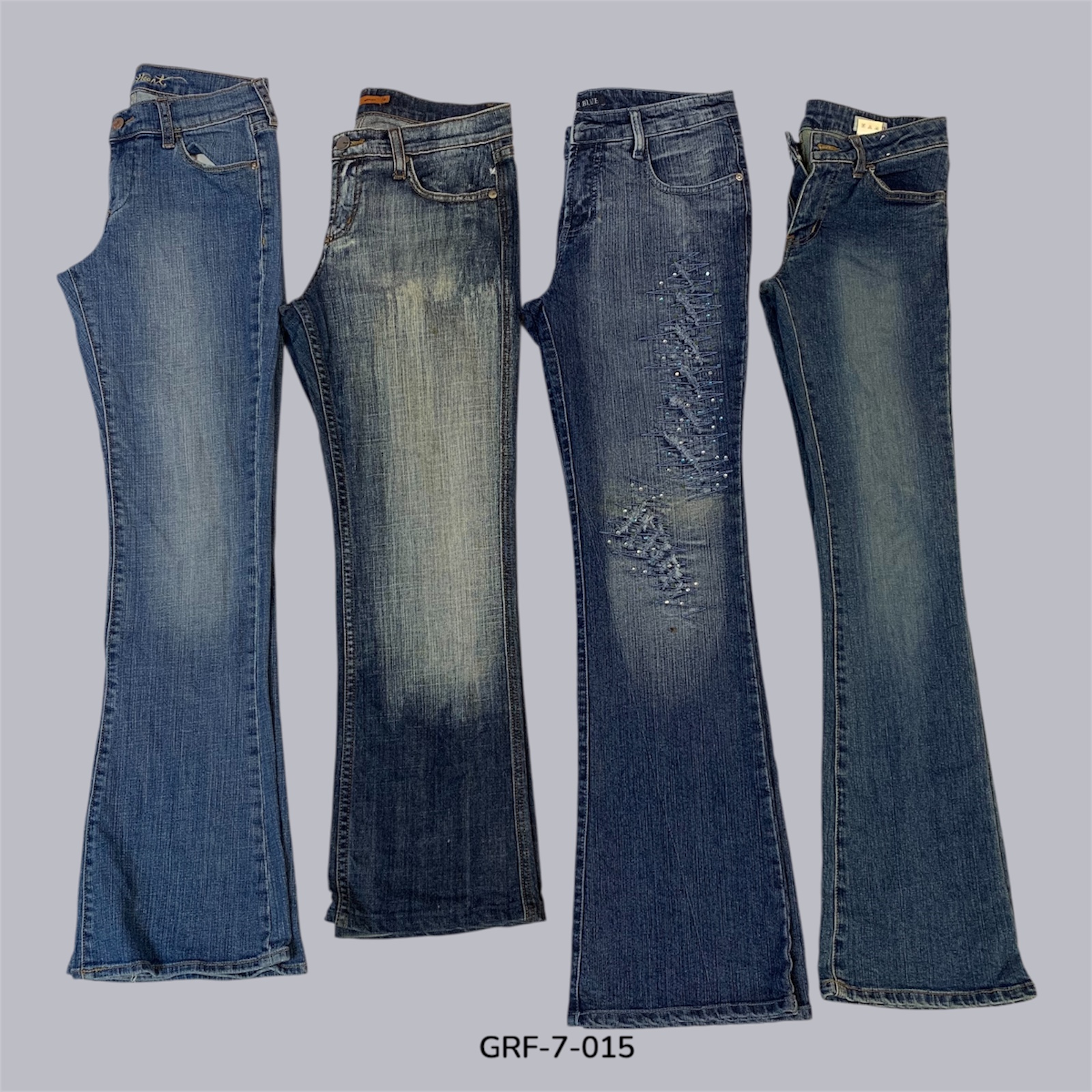 Icon Fit | Jeans Flare dos anos 2000 com Máximo Impacto de Estilo (GRF-7-015)