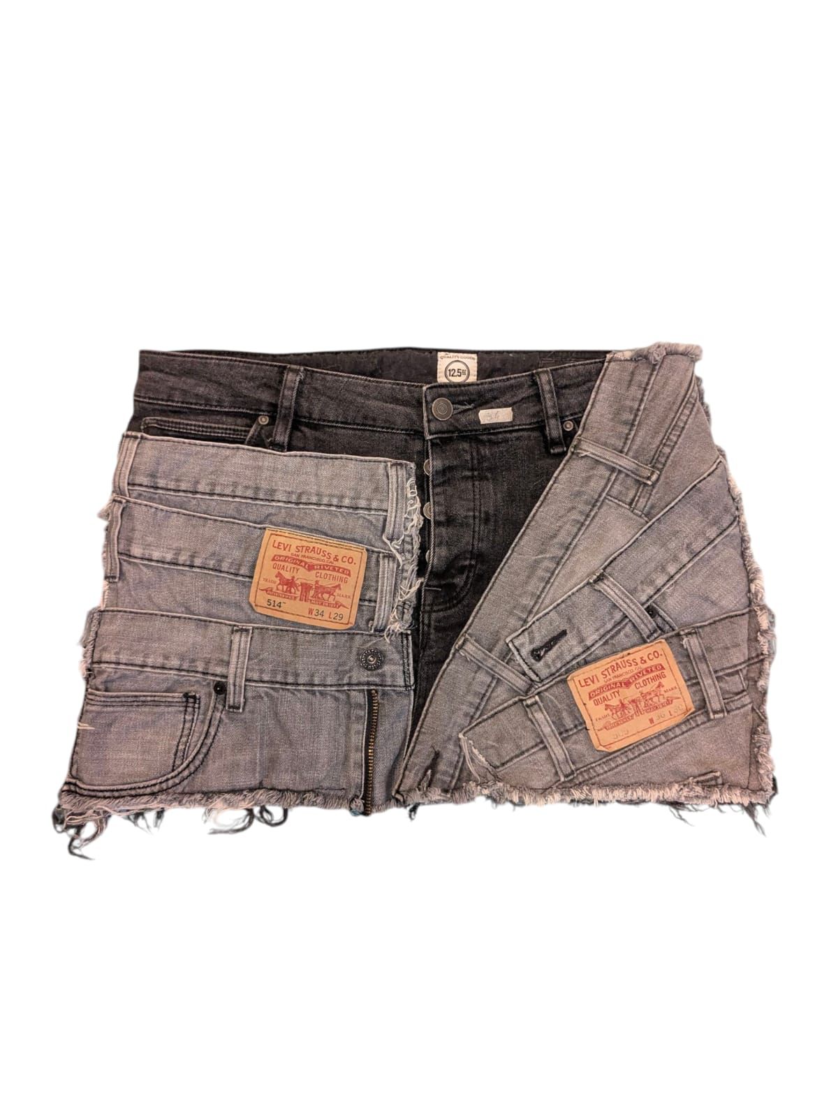 Falda con cinturón Levi's reciclada DR-6