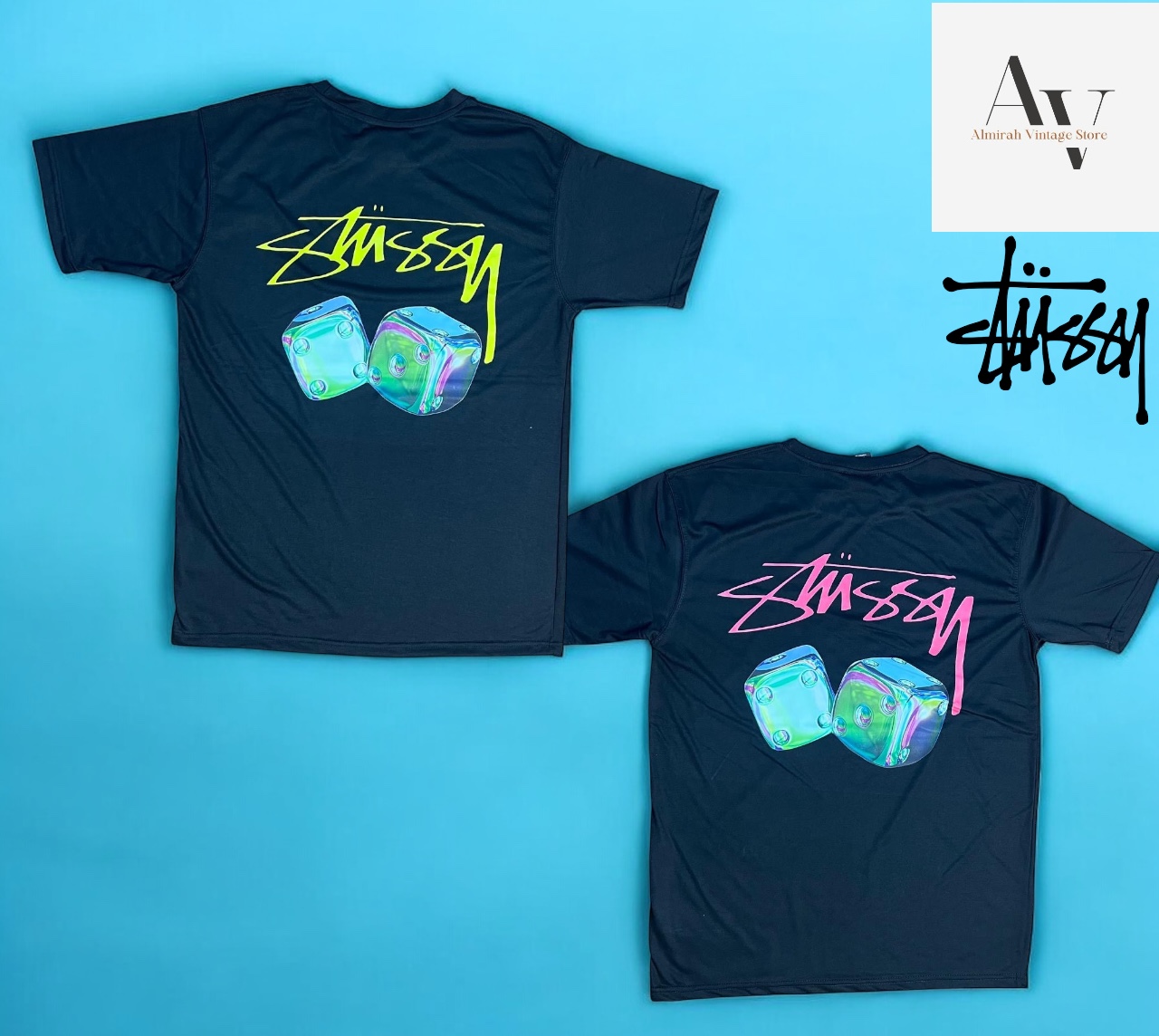Stussy リワークスタイル ダイスTシャツ