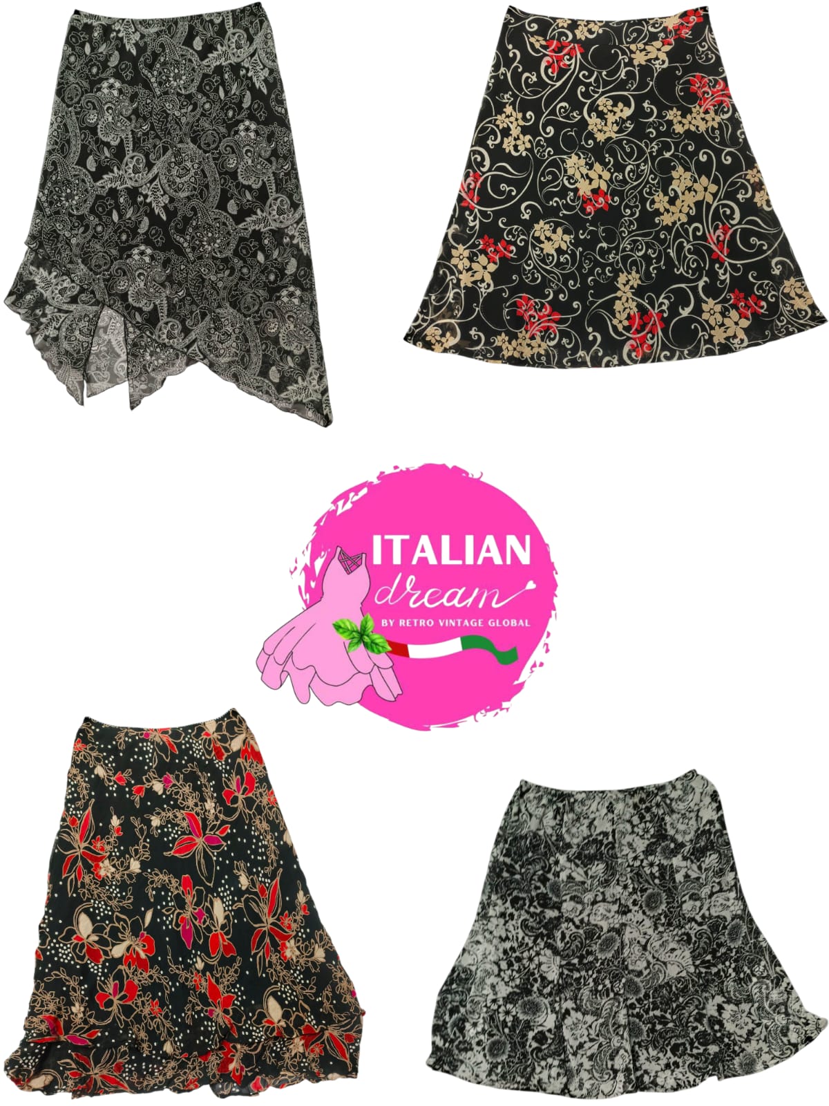 Y2k grunge incontra le gonne floreali di Polly