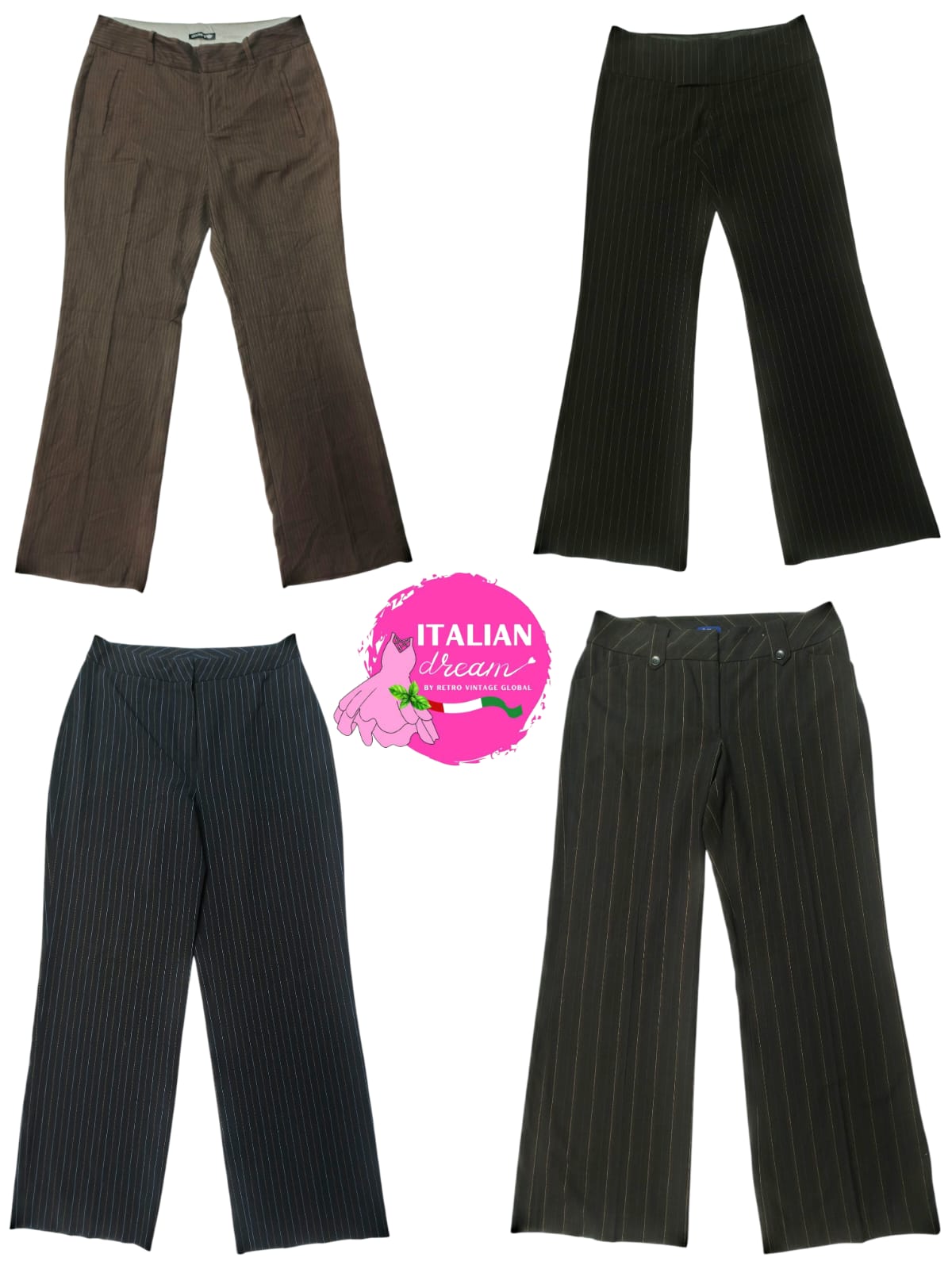 Y2k einzigartige Poly-Hose