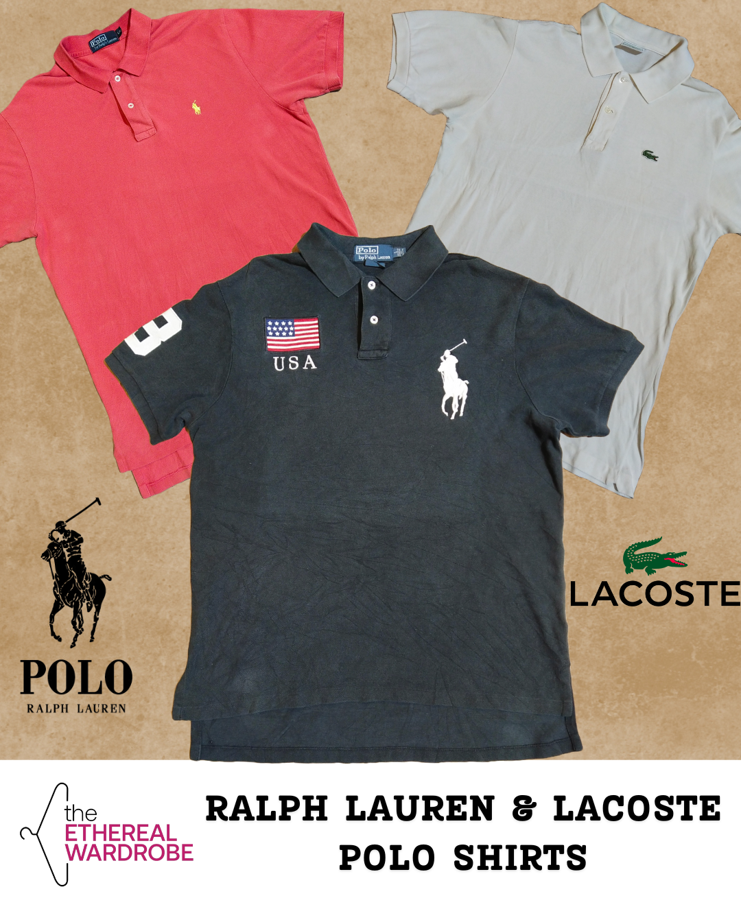 Ralph Lauren and Lacoste Polo Shirts (RN#1204)