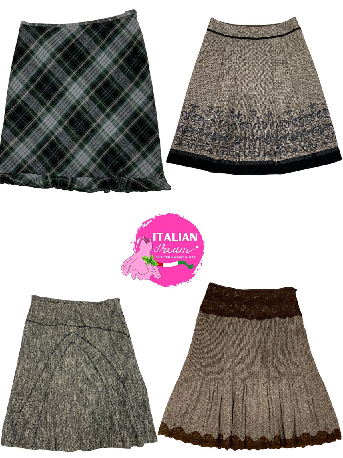 Y2k winter hotselling wool skirts