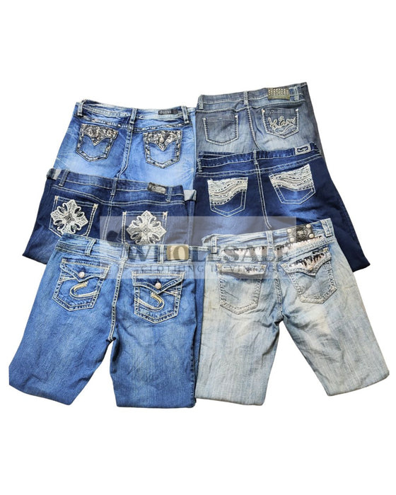 Miss Me, Vigoss & Mischmarken Y2K Damen Denim Jeans