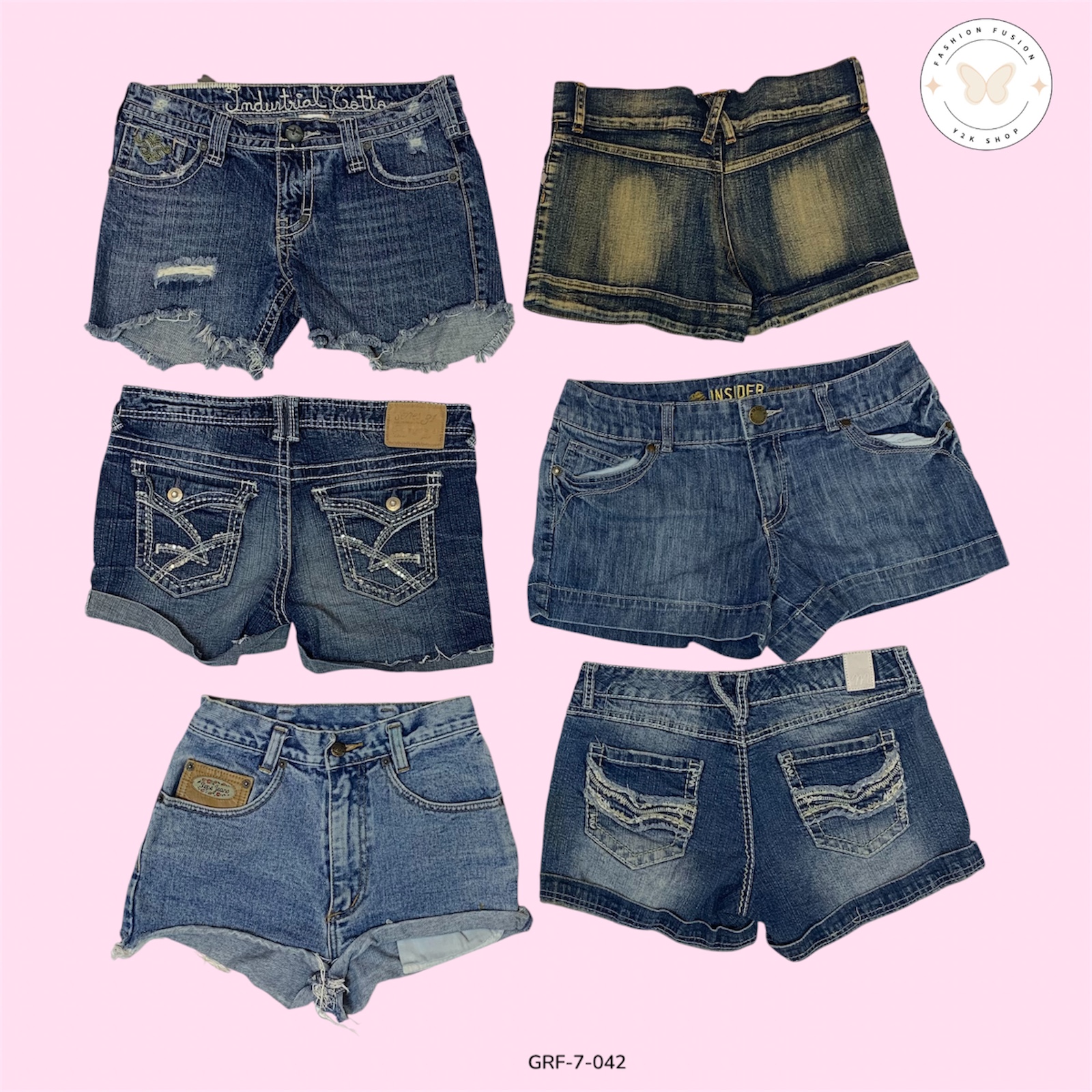 Y2K Baddie Cut | Rare Mini Shorts (GRF-7-042)