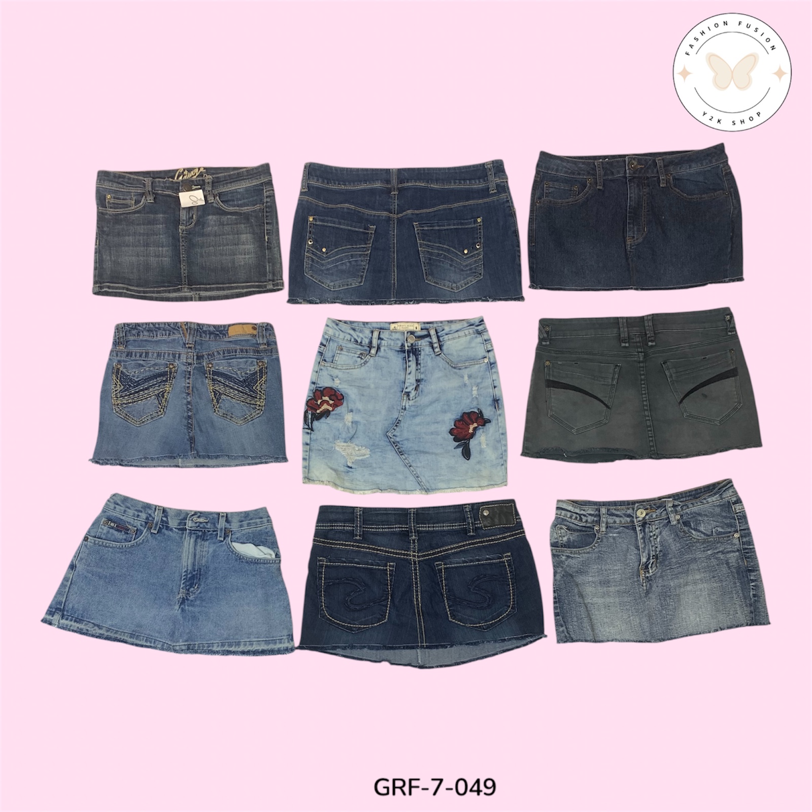 Y2K Baddie Mini Skirts | Iconic 2000s Fit (GRF-7-049)
