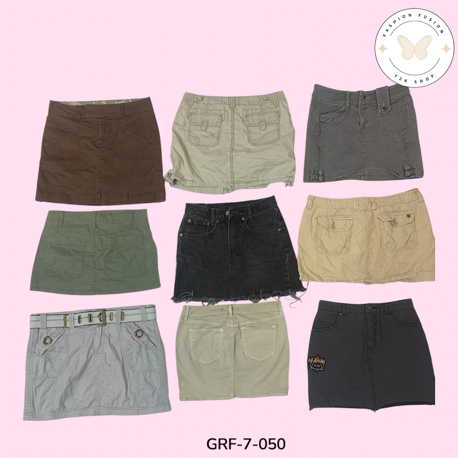 Y2K Mini Skirt Mania | Iconic 2000s Styles  (GRV-7-050)