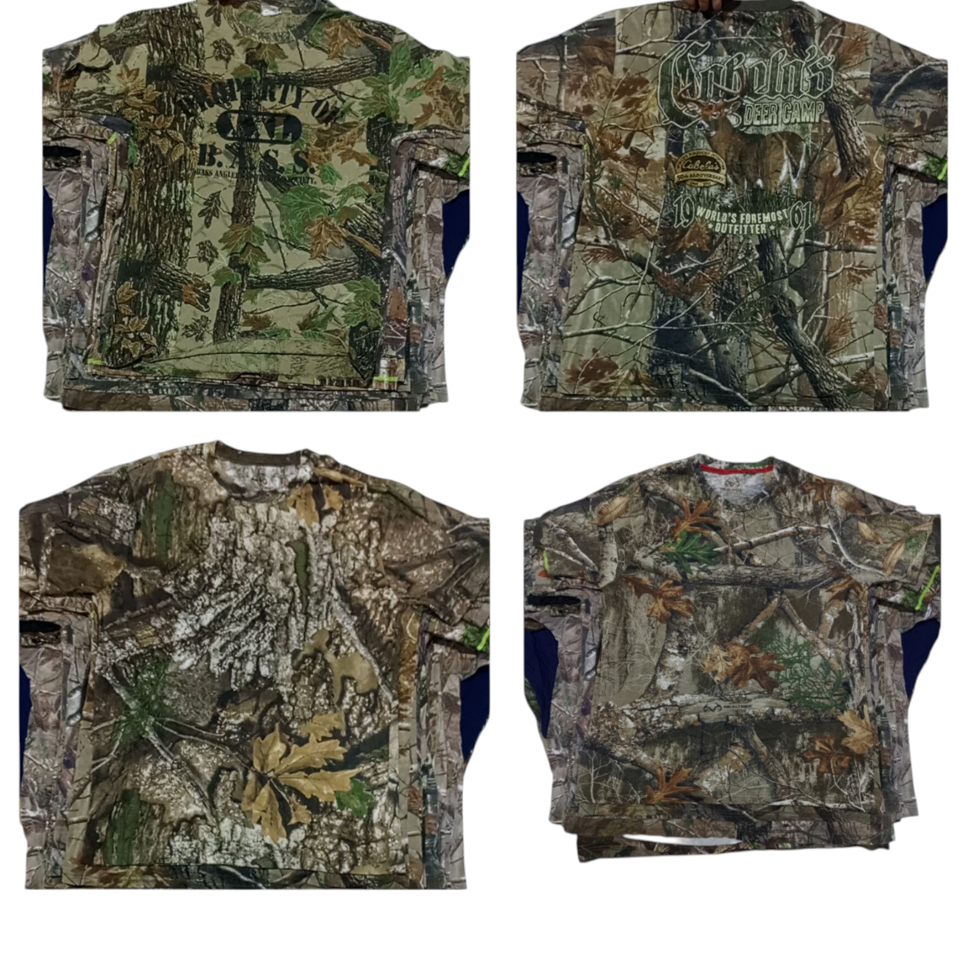 realtree et des chemises non marquées