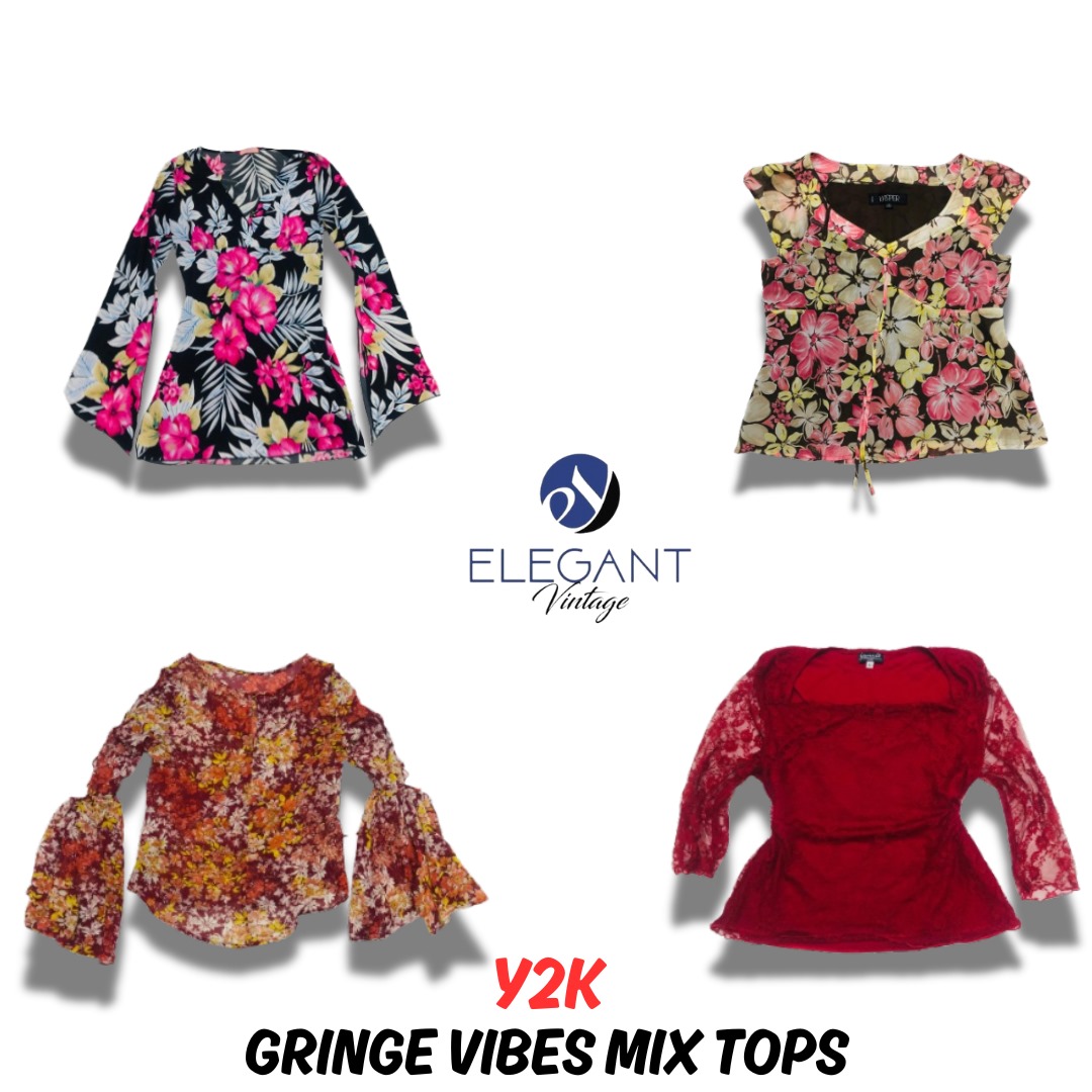Y2k Gringe Vibes Mix Tops - EV0647