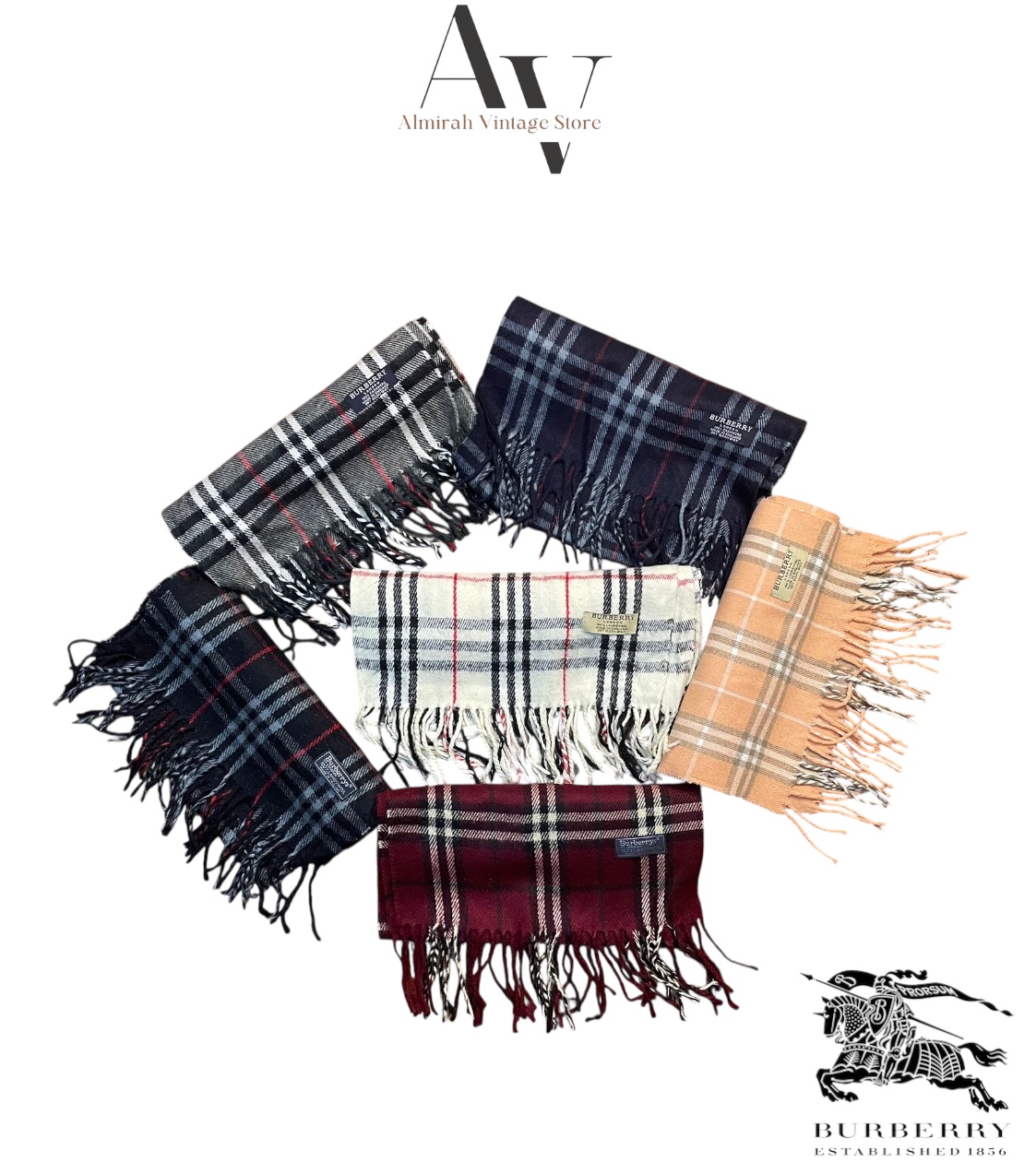 bufandas de Burberry