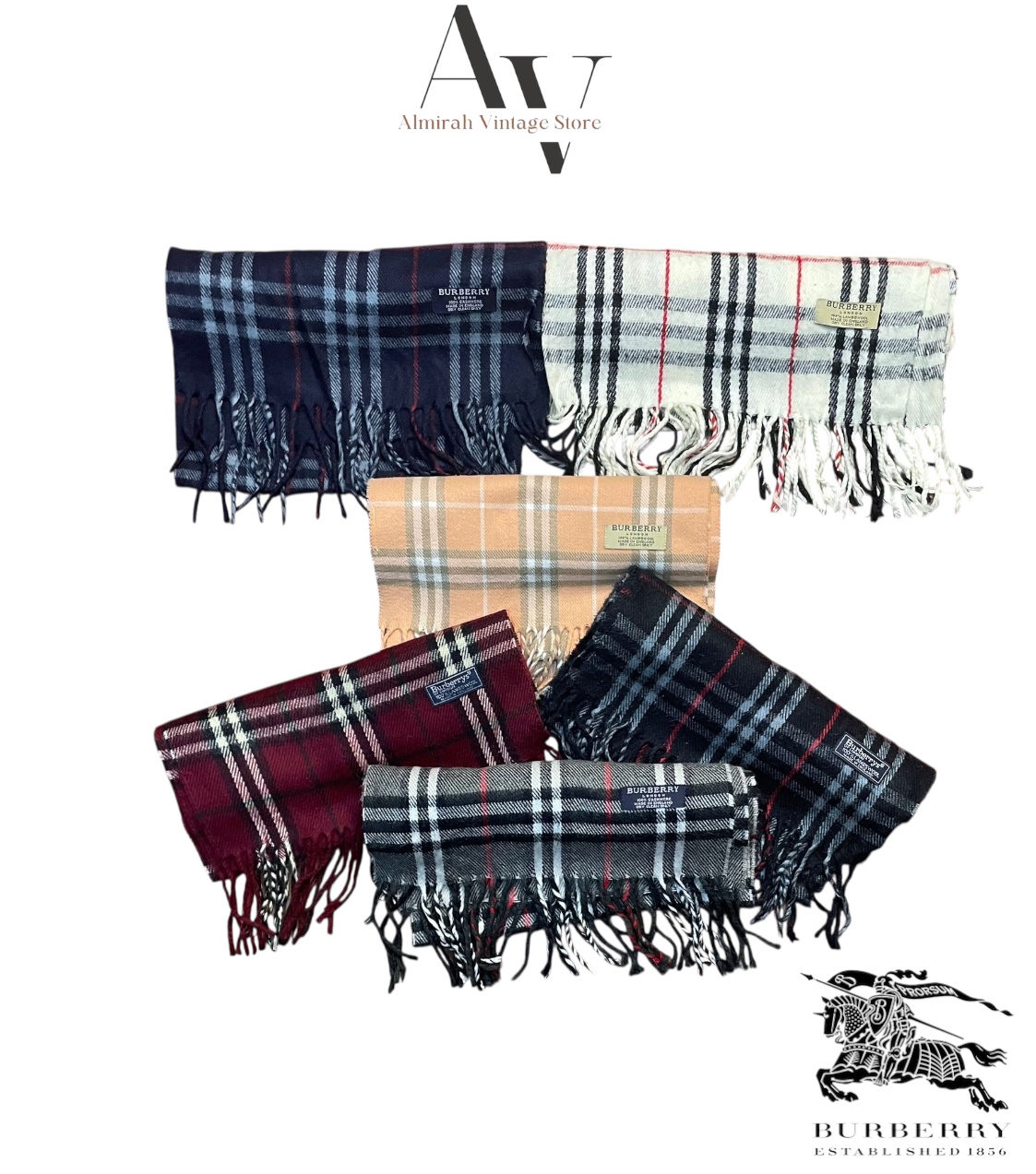 bufandas de Burberry