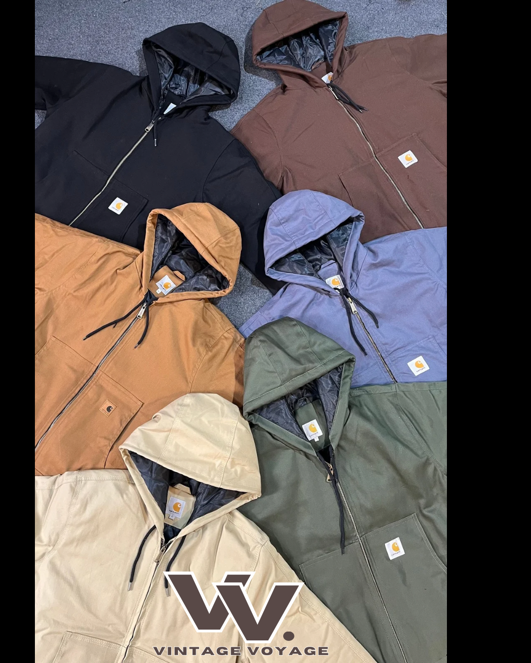 Jaquetas com capuz estilo Carhartt rework #07