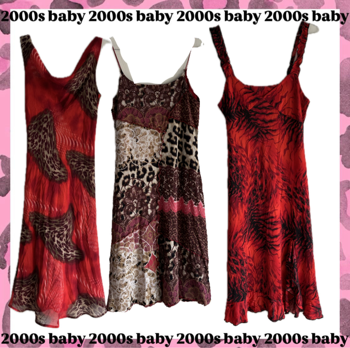 Y2K x Animal Prints dresses- 044