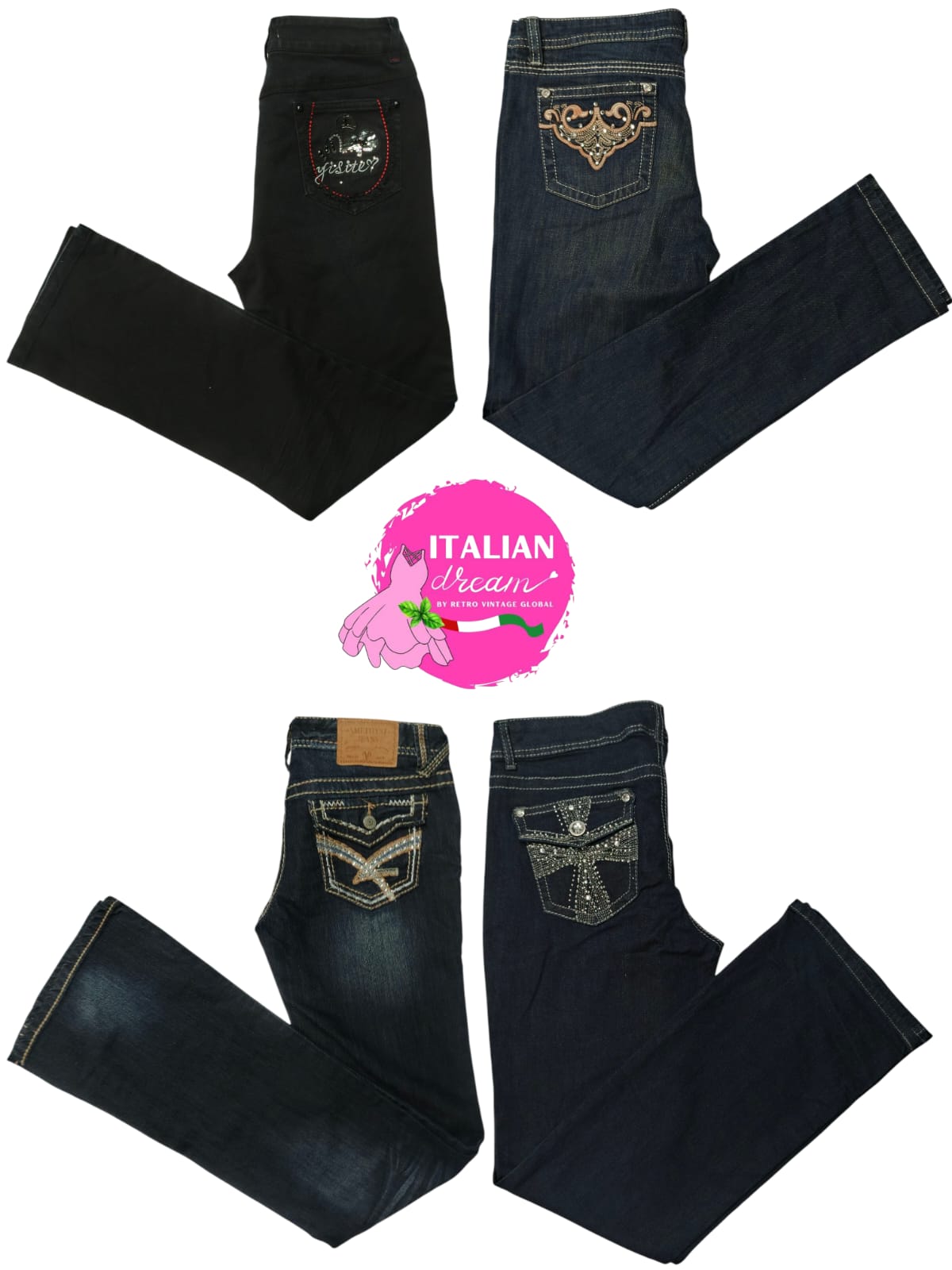 Y2k embellished hotselling jeans