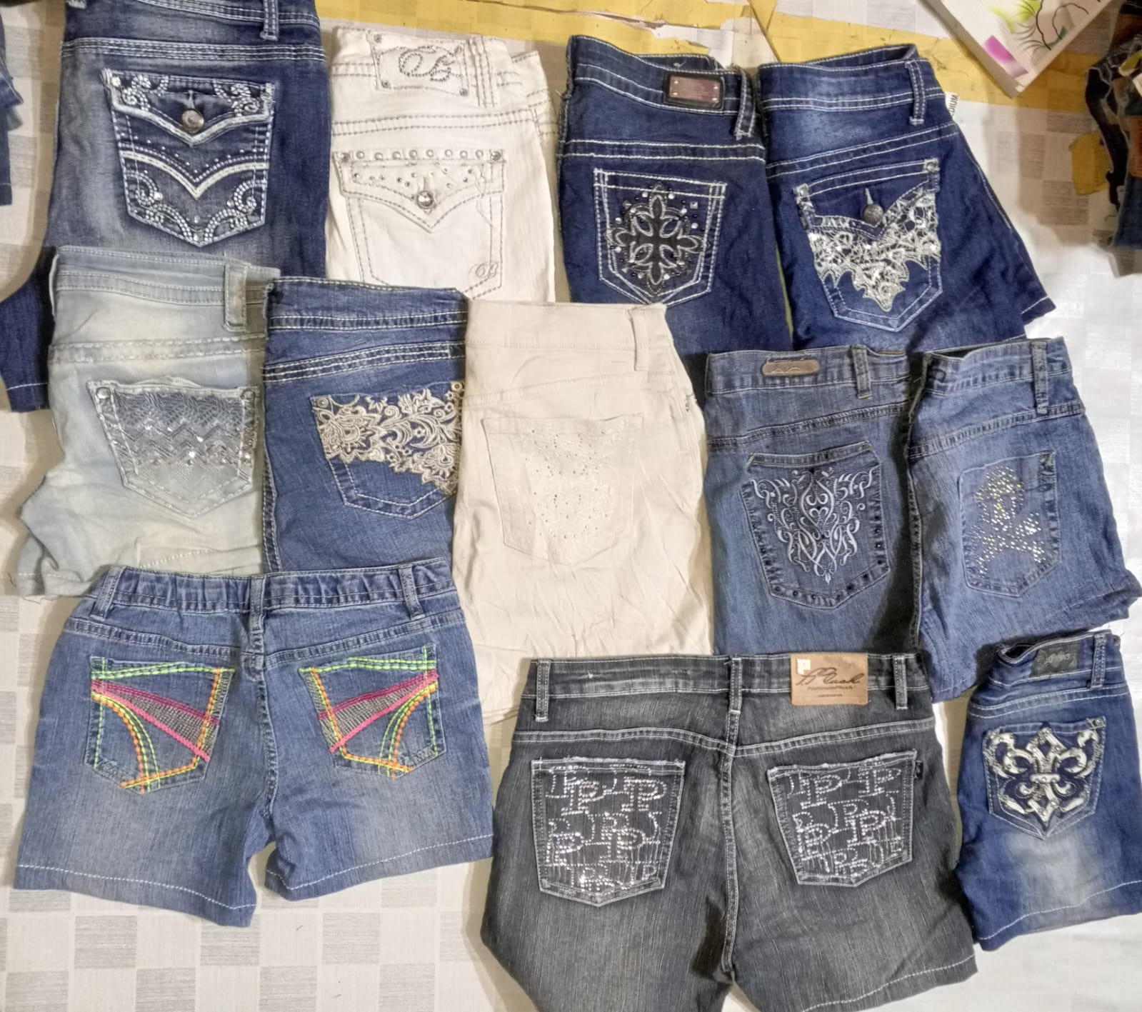 NO BOUNDARIES AND OTHER BRAND MINI MICRO SHORTS (MR662)